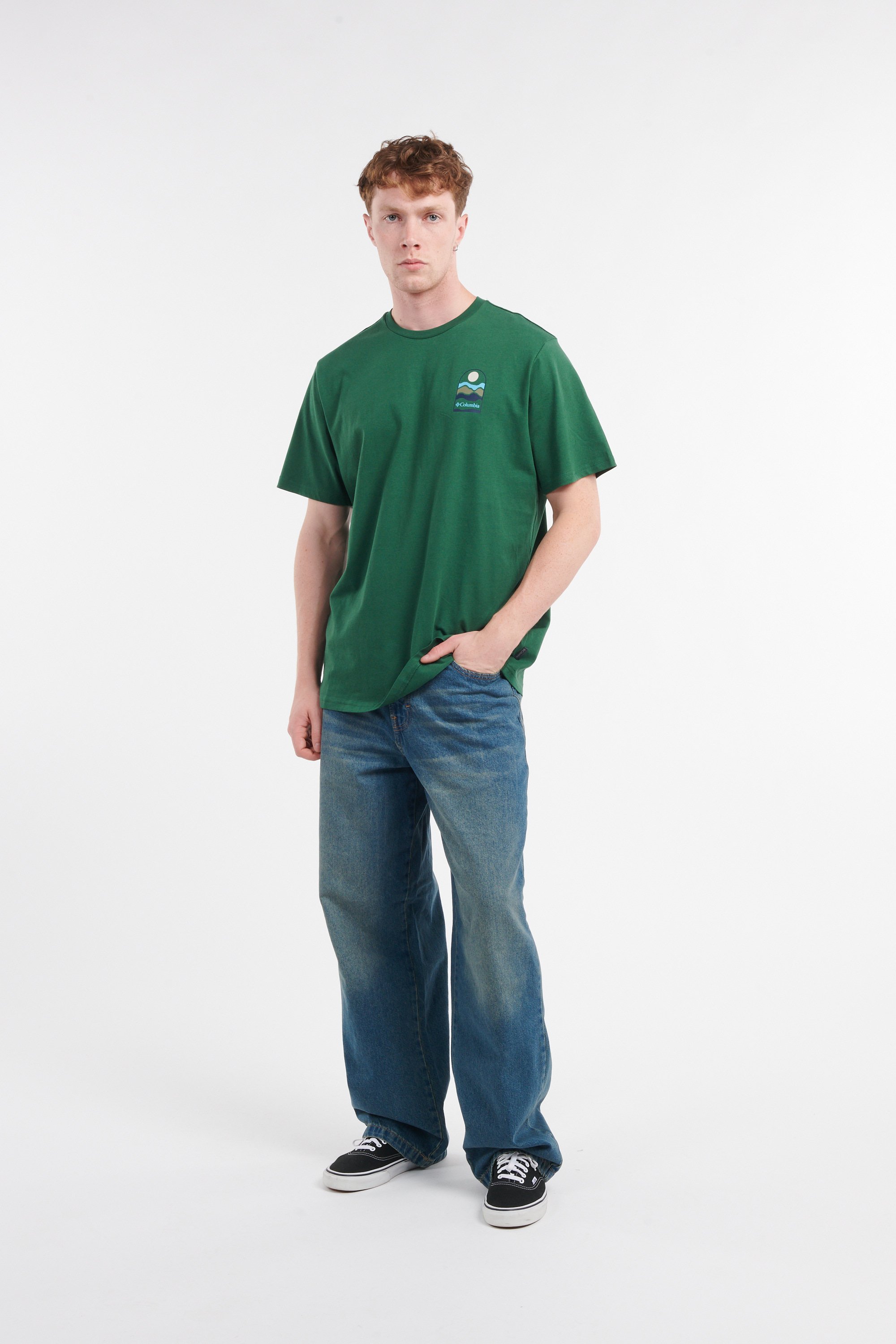 T-shirt COLUMBIA Vert