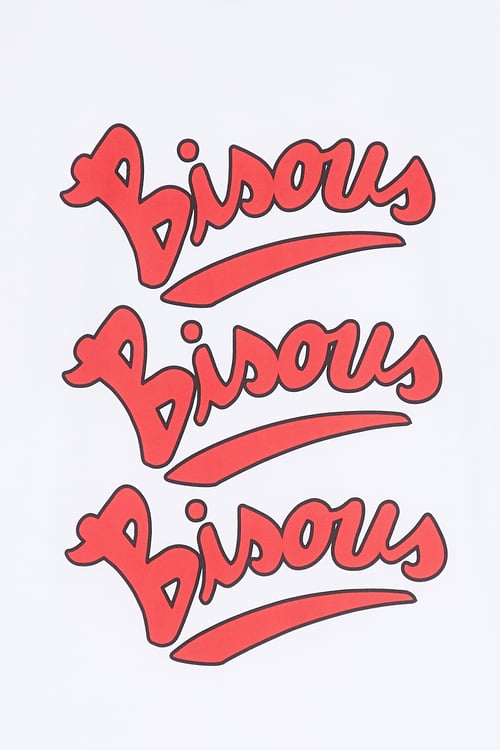 BISOUS SKATEBOARDS T-shirt Blanc