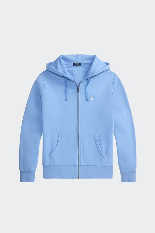 Polo - Hoodie zippé - Taille M Bleu