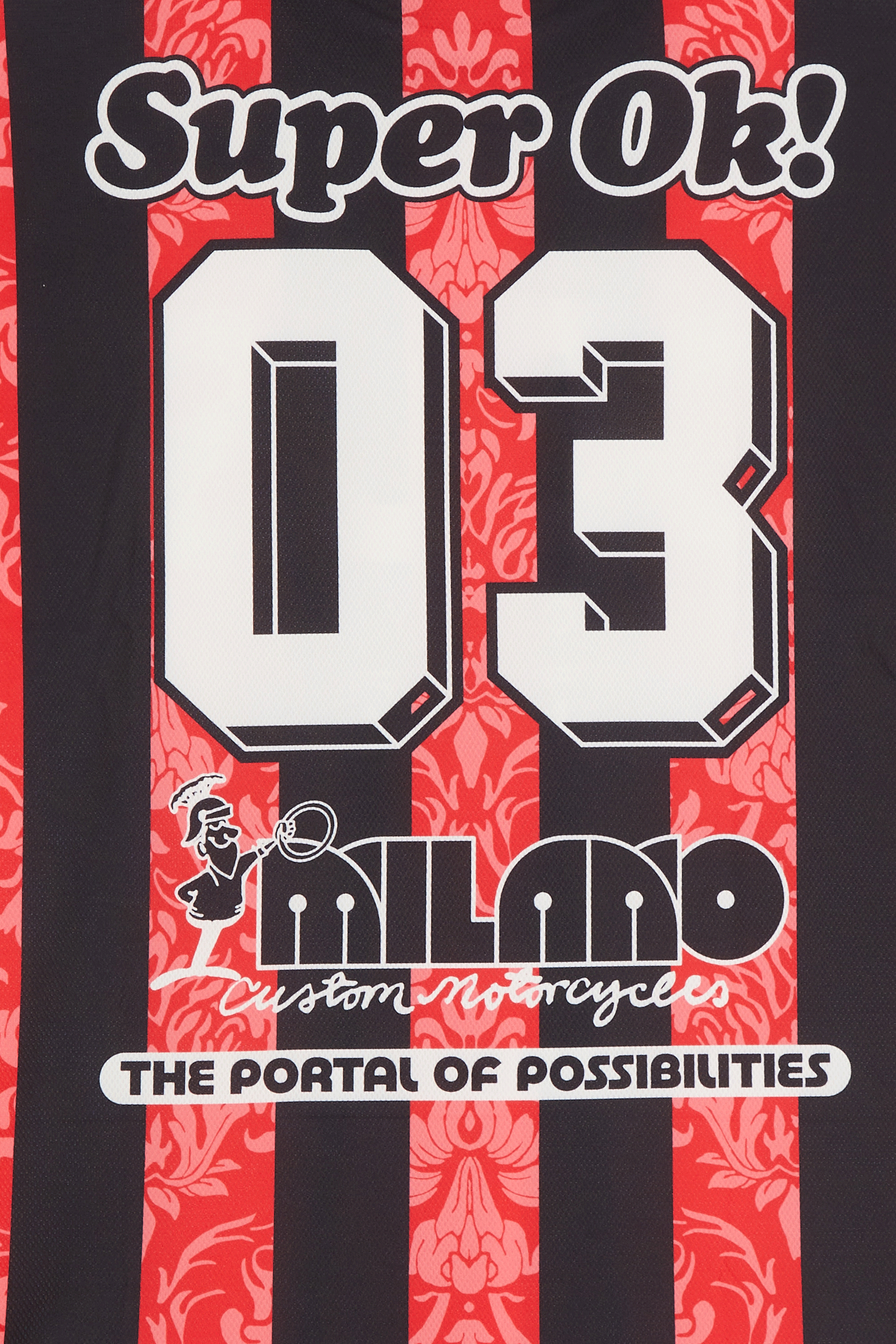 Regular-fit round-neck cotton T-shirt Red