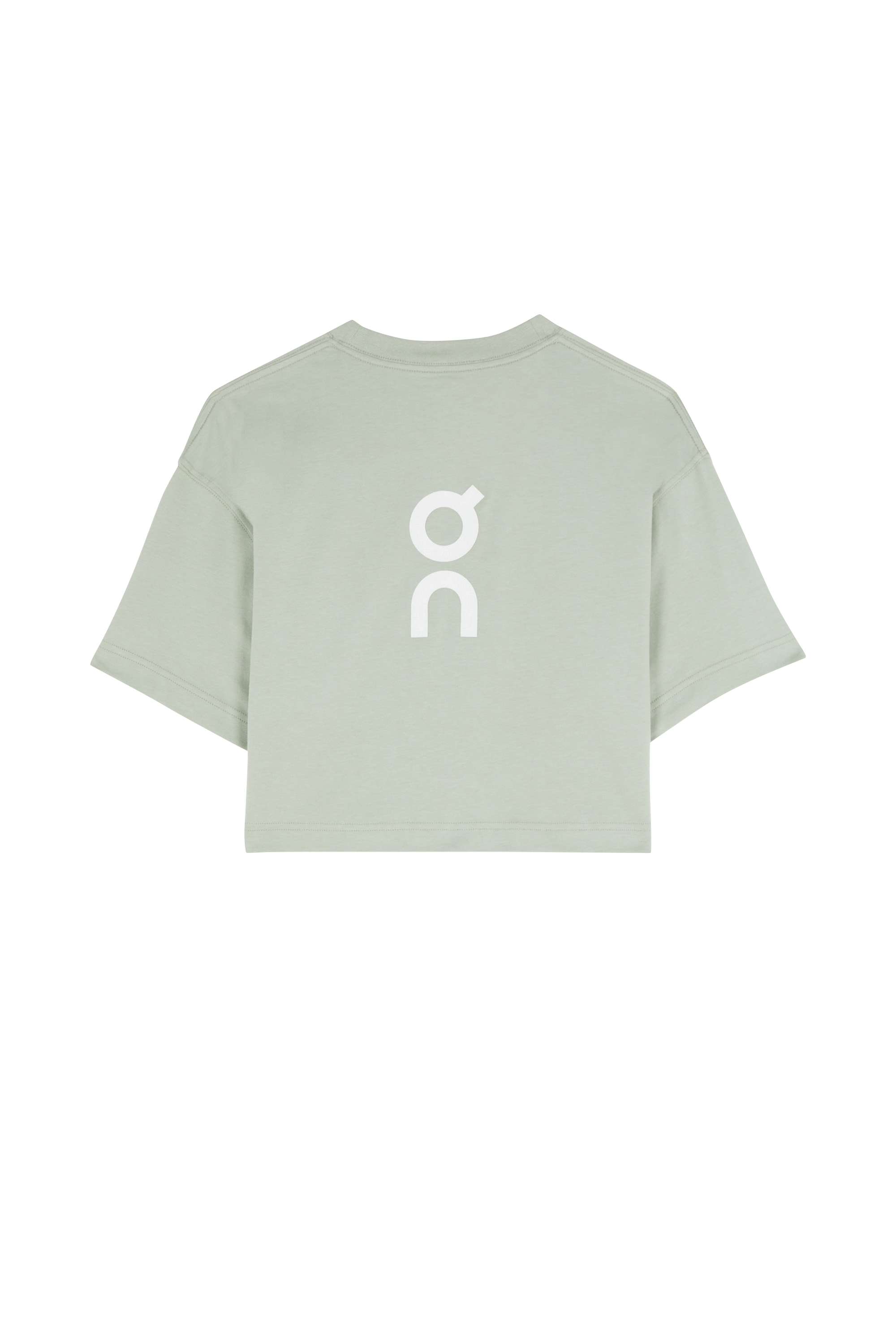 Regular-fit round-neck cotton T-shirt Green