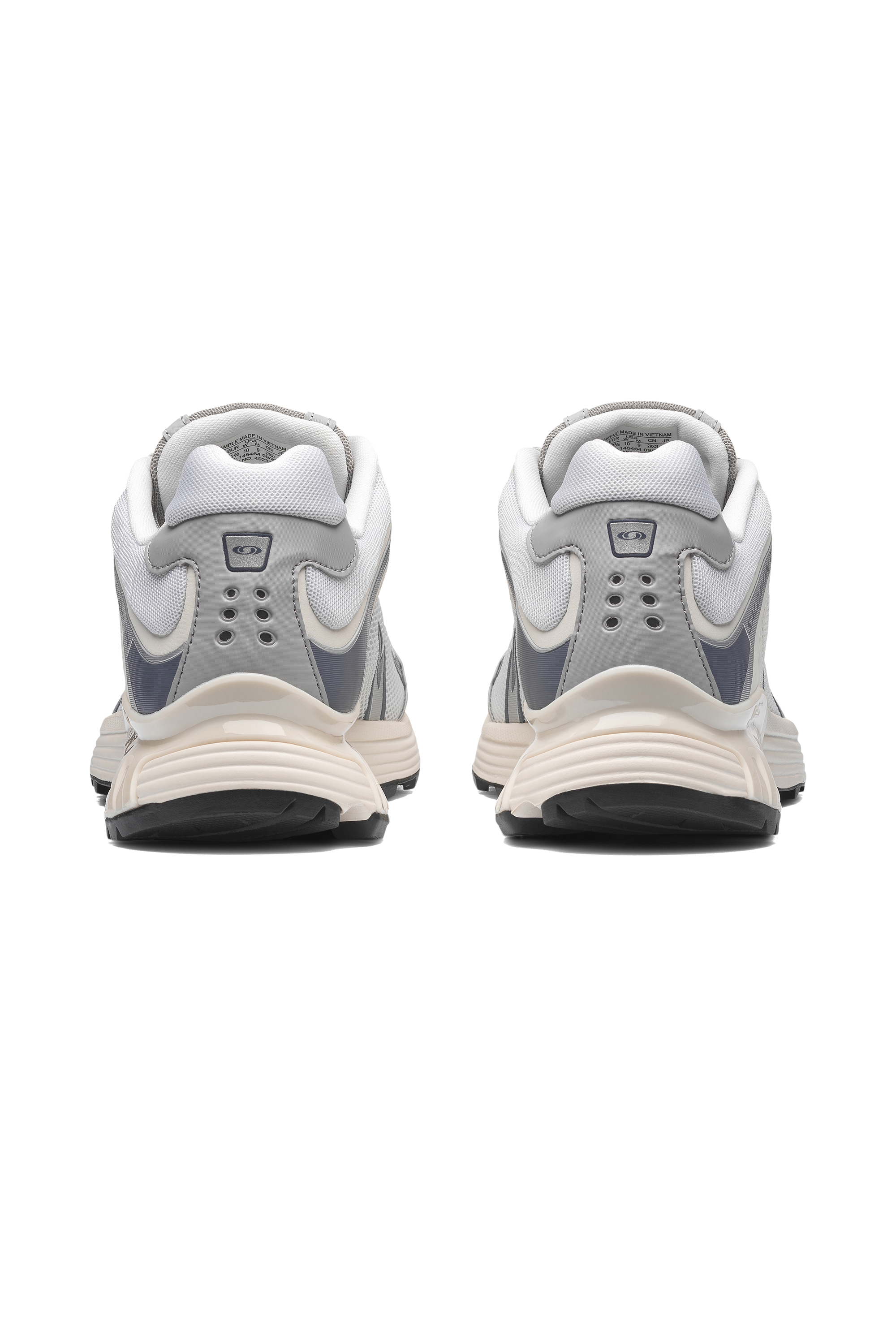 Men?s Storm 96 LO fabric and leather sneakers | White SALOMON Men