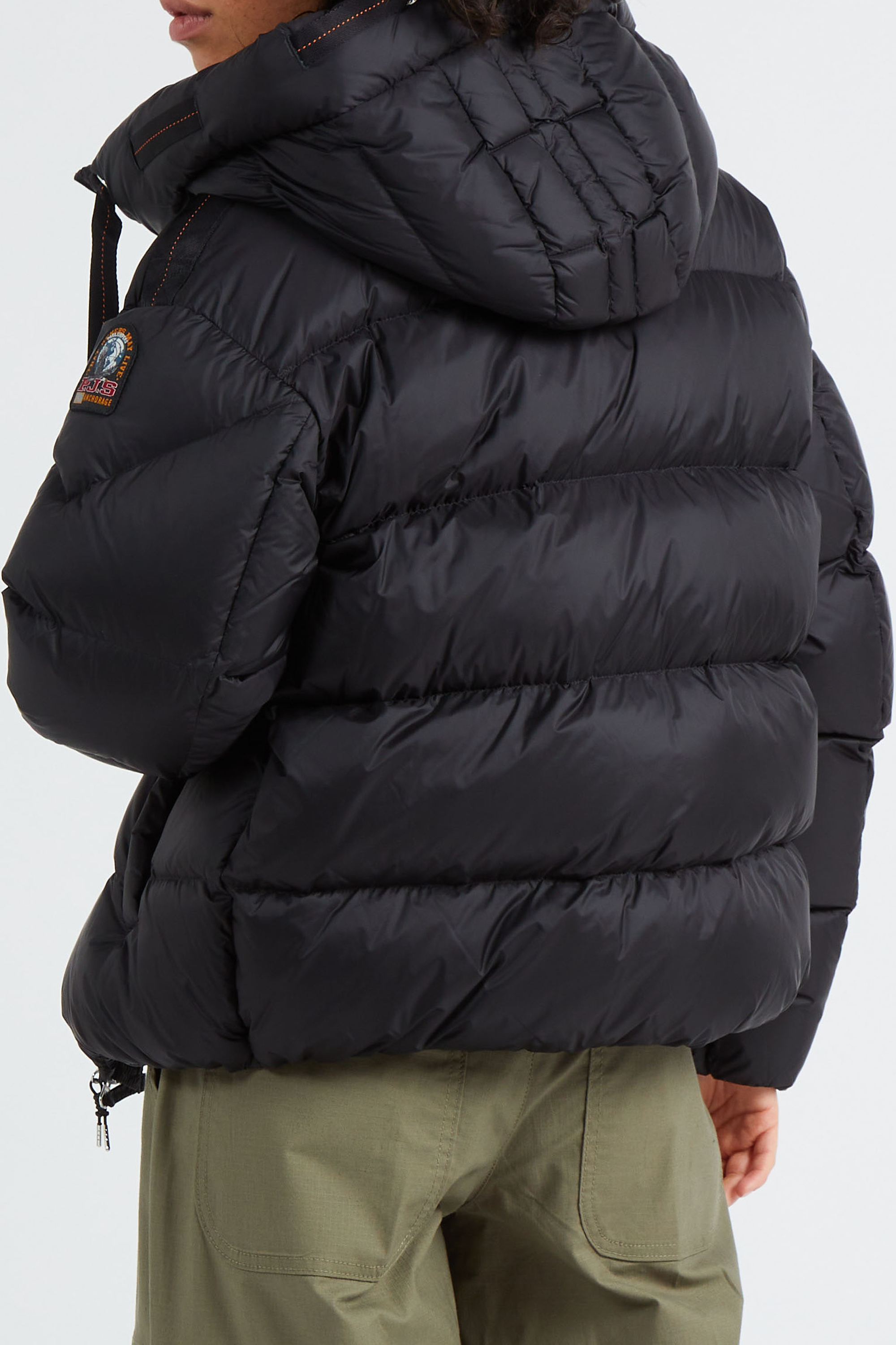 Lightweight quilted padded jacket with high neck | Black PARAJUMPERS Women