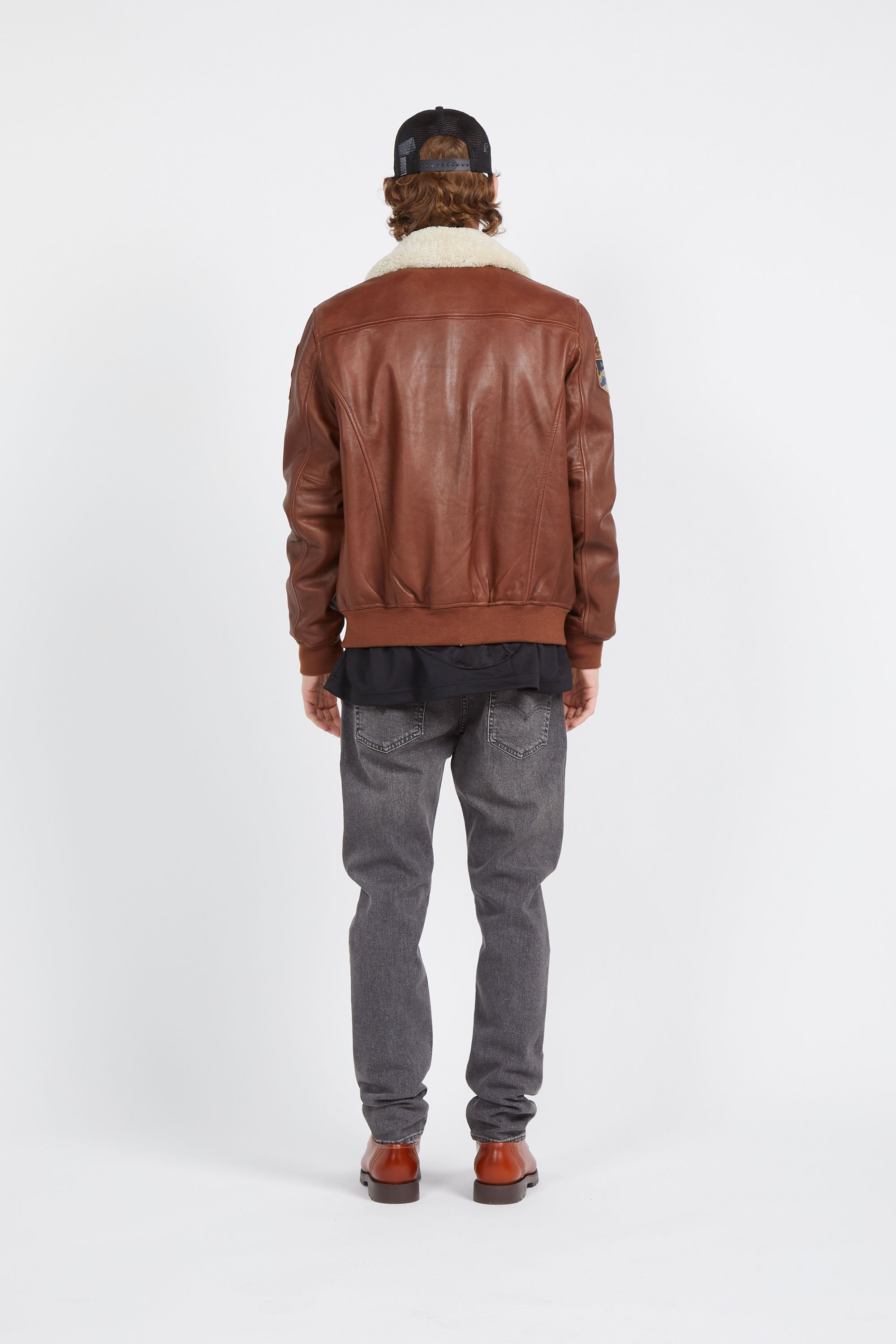 Jacket | Brown by SCHOTT Jacket Brown