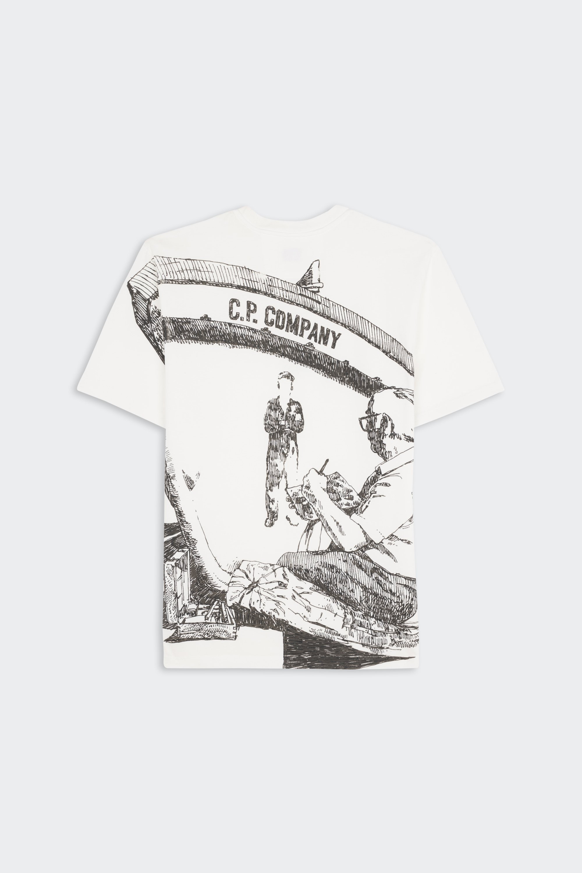 T-shirt | Blanc by C.P. COMPANY T-shirt Blanc