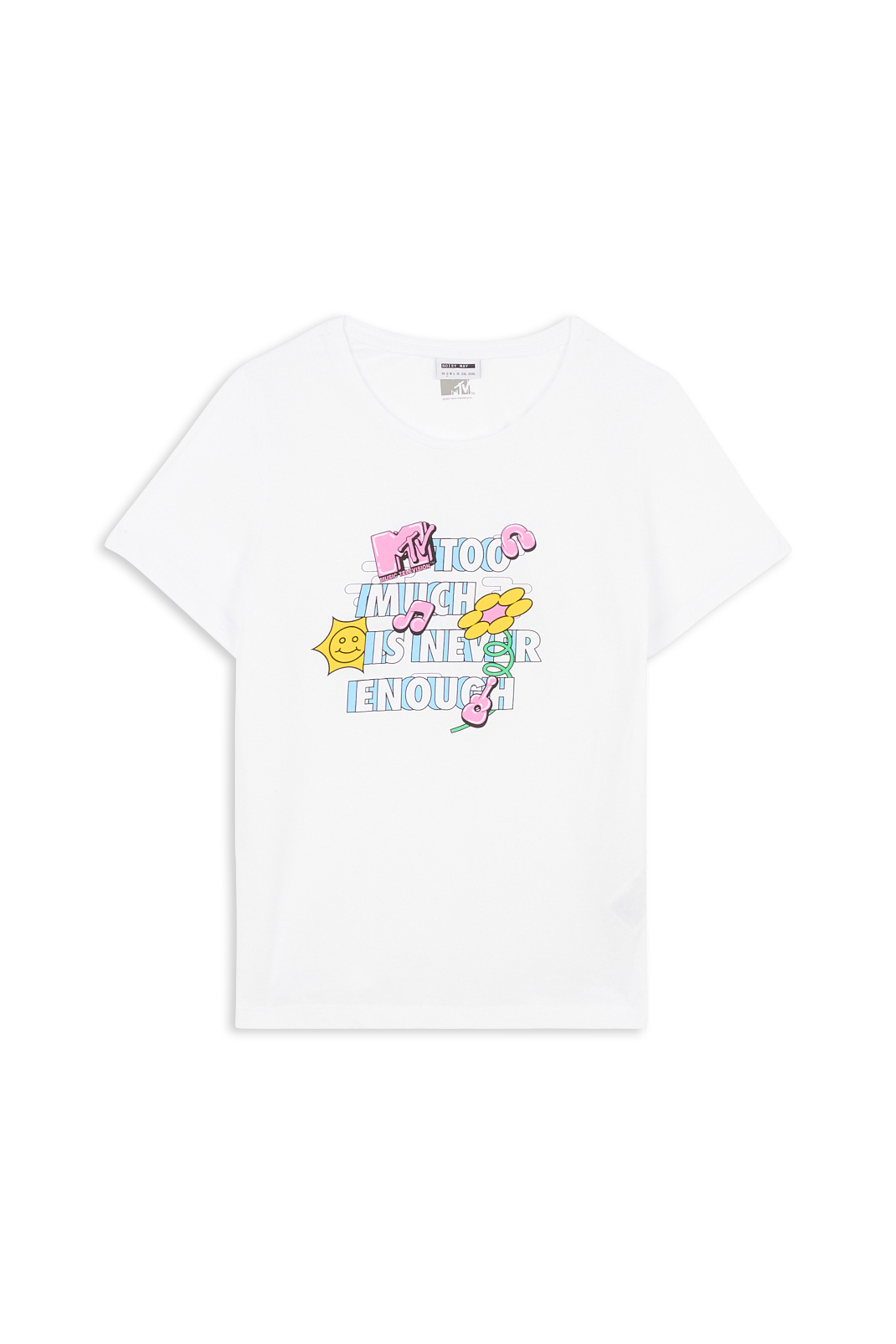 Regular-fit round-neck cotton T-shirt White