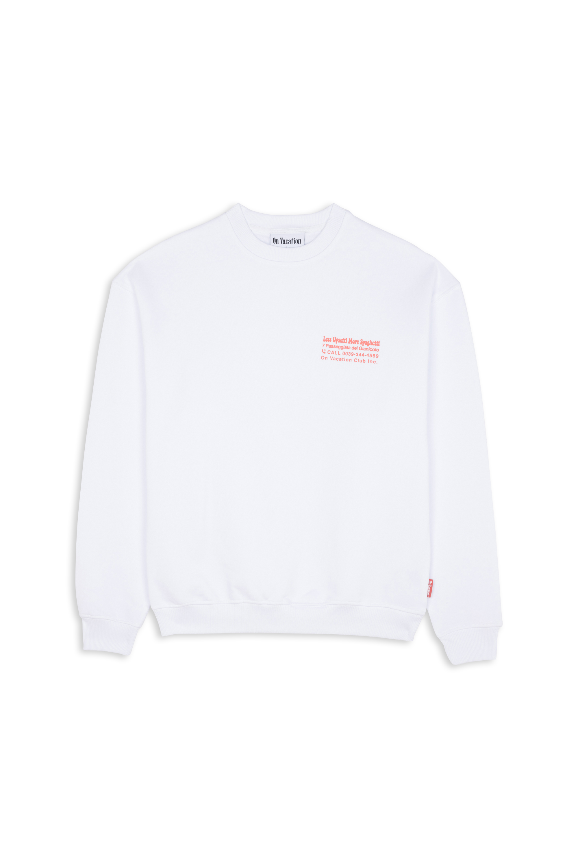 Pull  ON VACATION Blanc