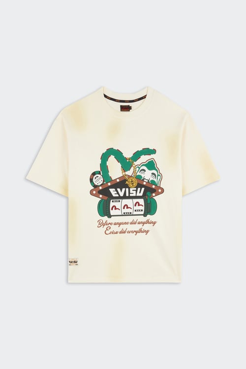 EVISU T-shirt Beige