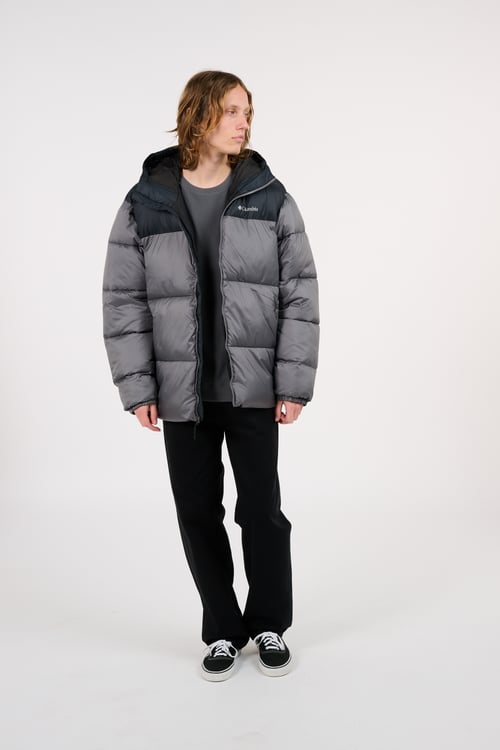 COLUMBIA Lightweight quilted padded jacket with high neck Grey