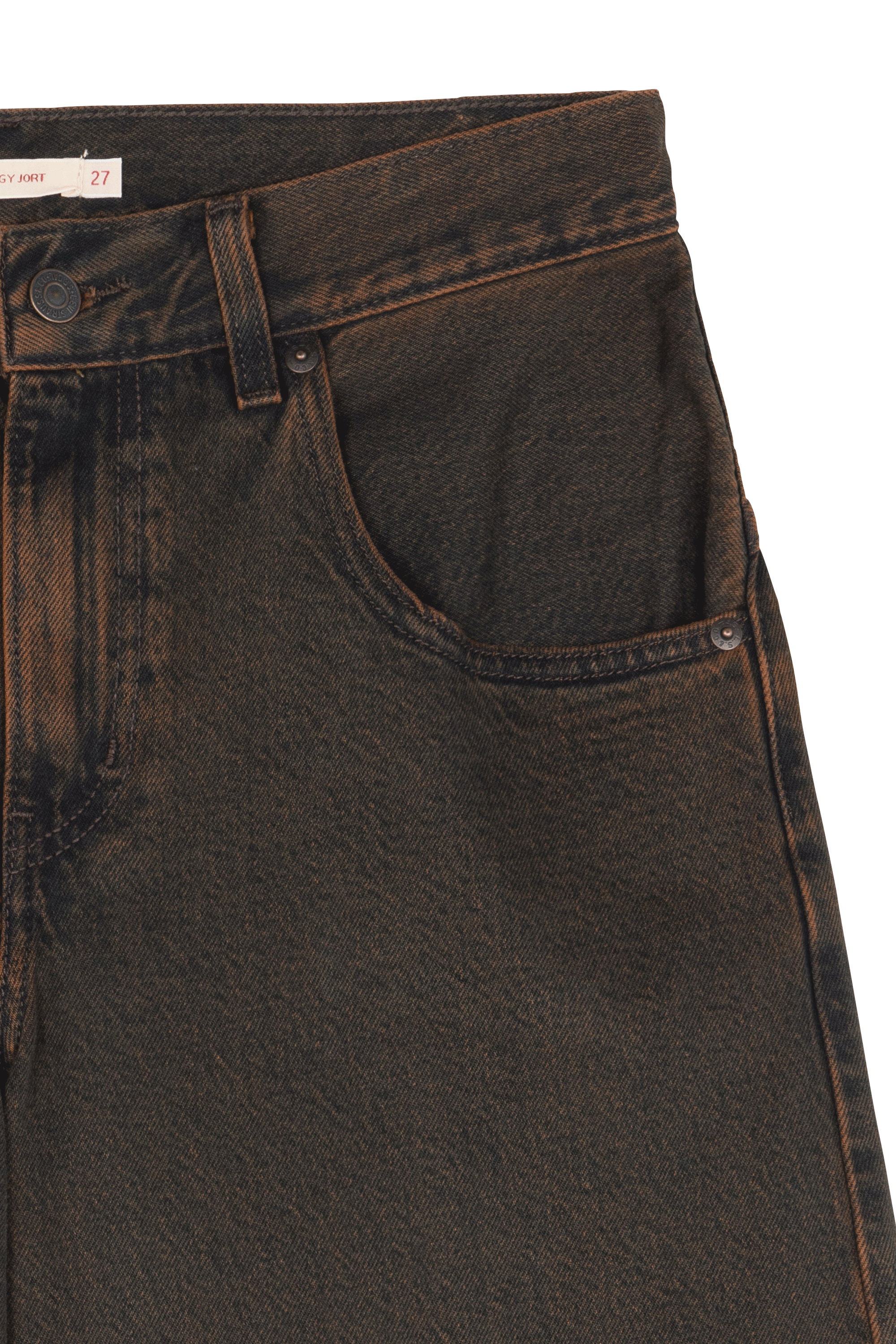 Denim shorts LEVI'S Brown