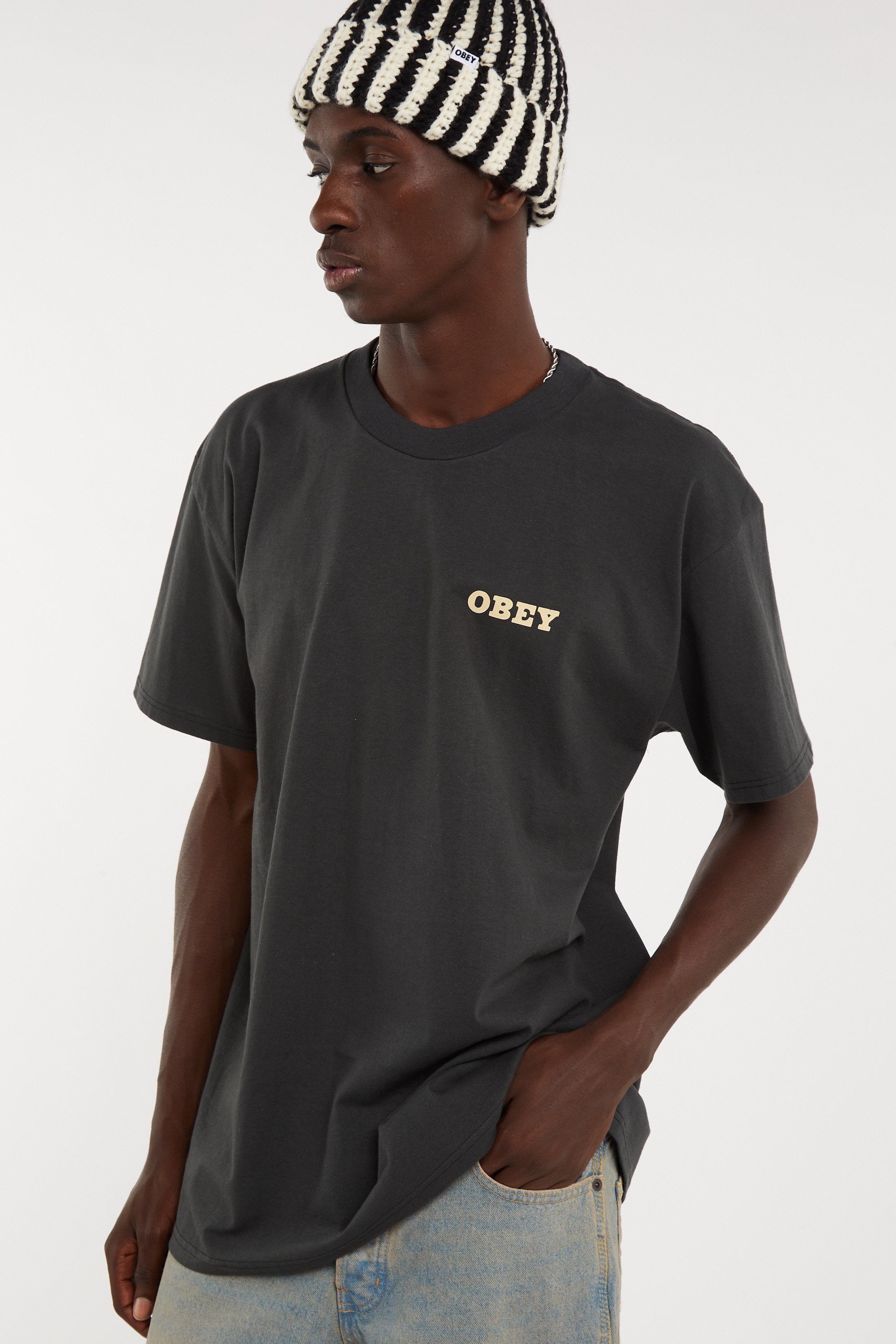 T-shirt | Noir OBEY Homme