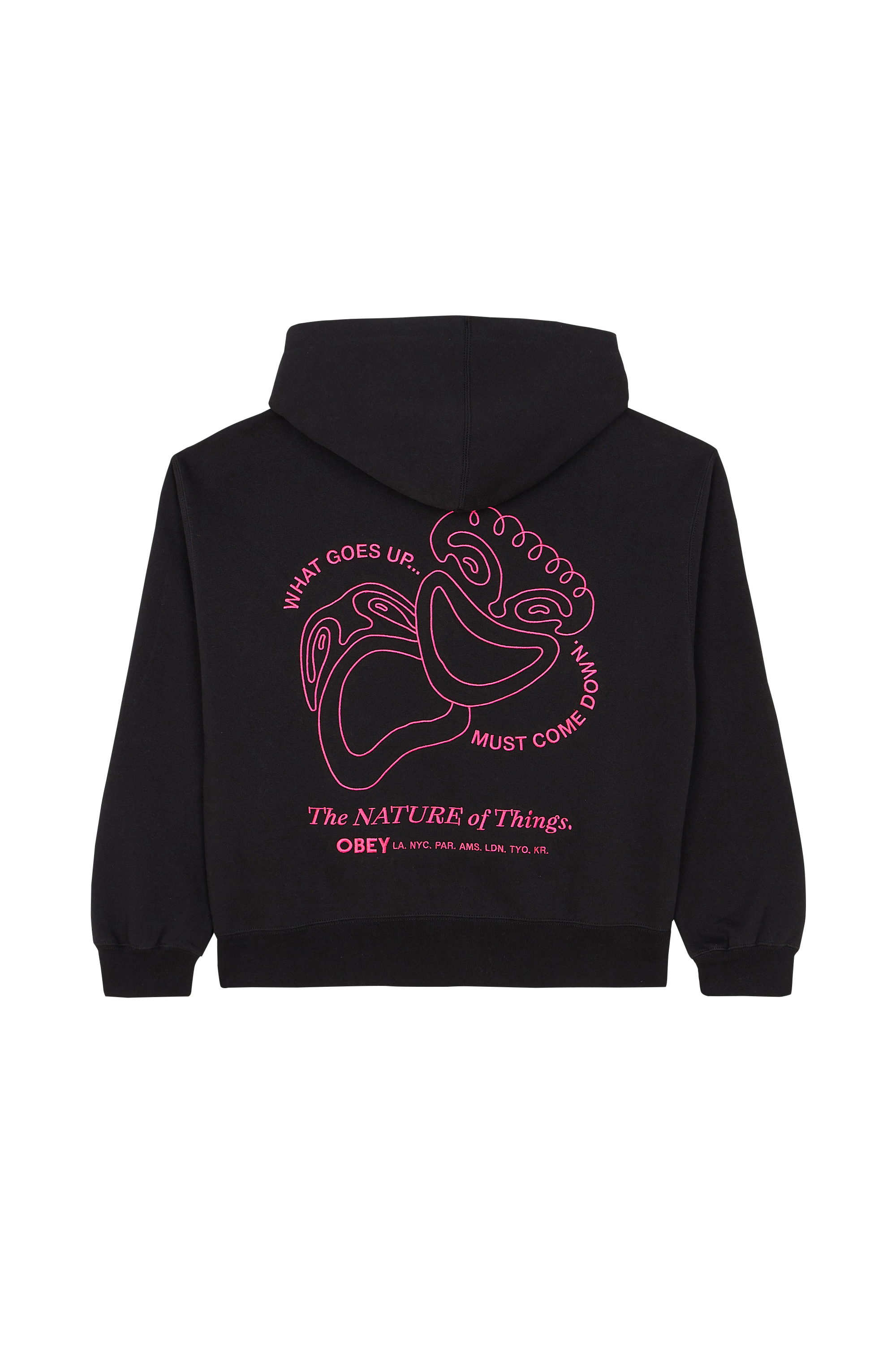 zip-up hoodie Black