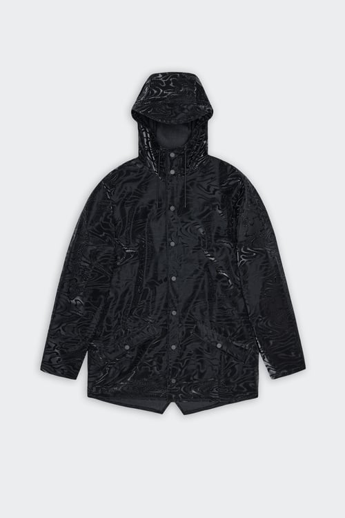 Coupe-vent imperméable à capuche - Taille L Noir
