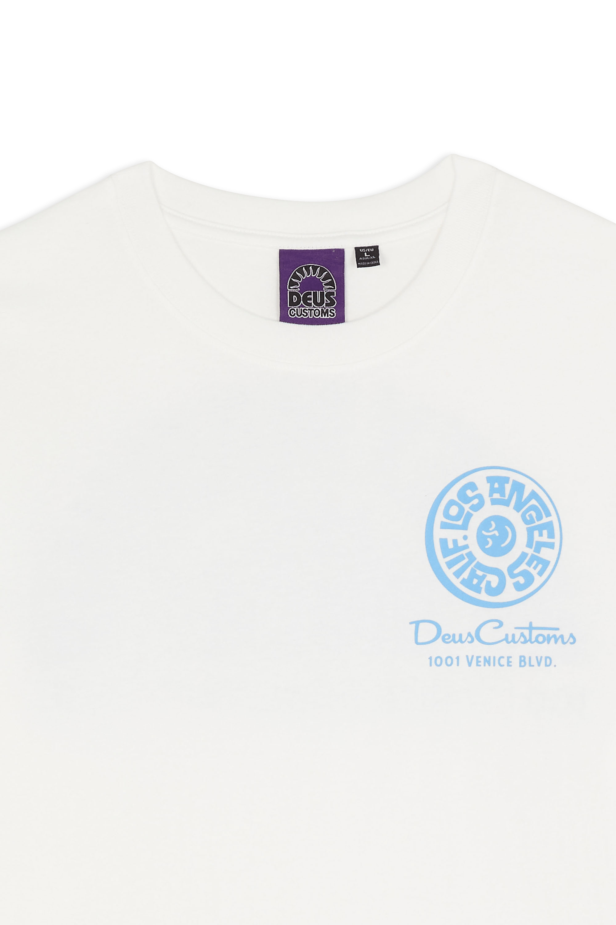 Regular-fit round-neck cotton T-shirt White