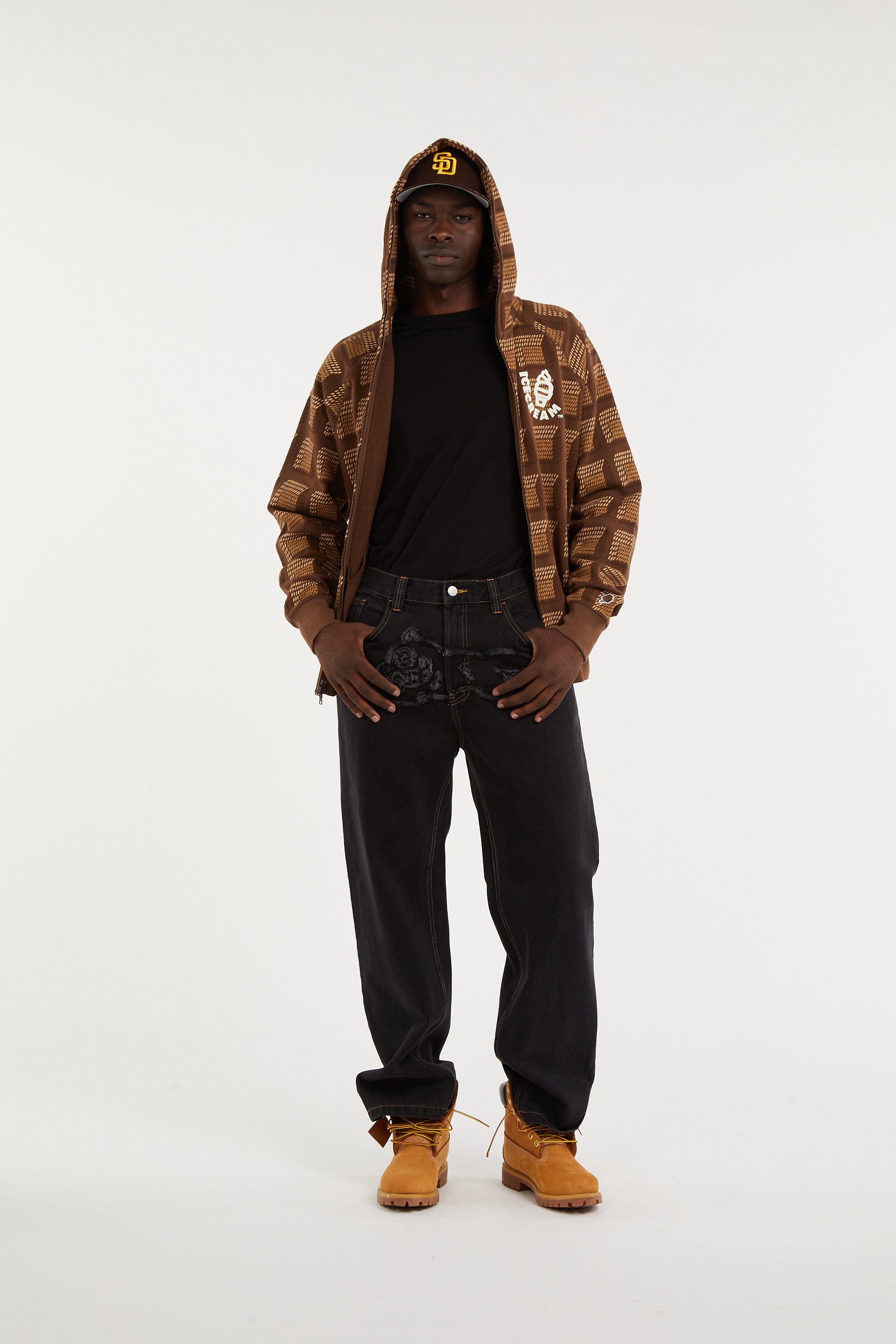 Sweat zippé | Marron ICE CREAM Homme
