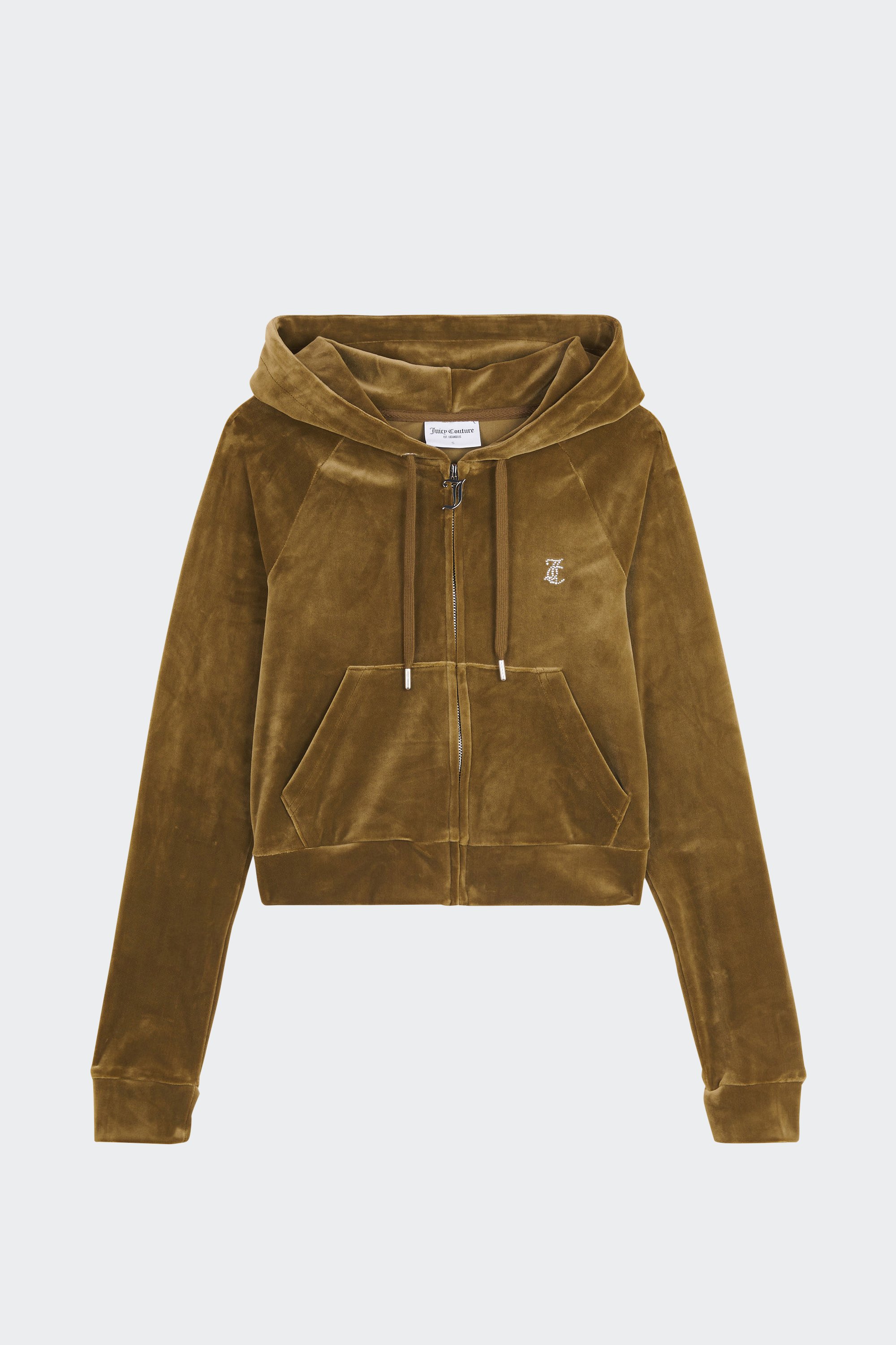 Hoodie zippé | Kaki by JUICY COUTURE Hoodie zippé Kaki