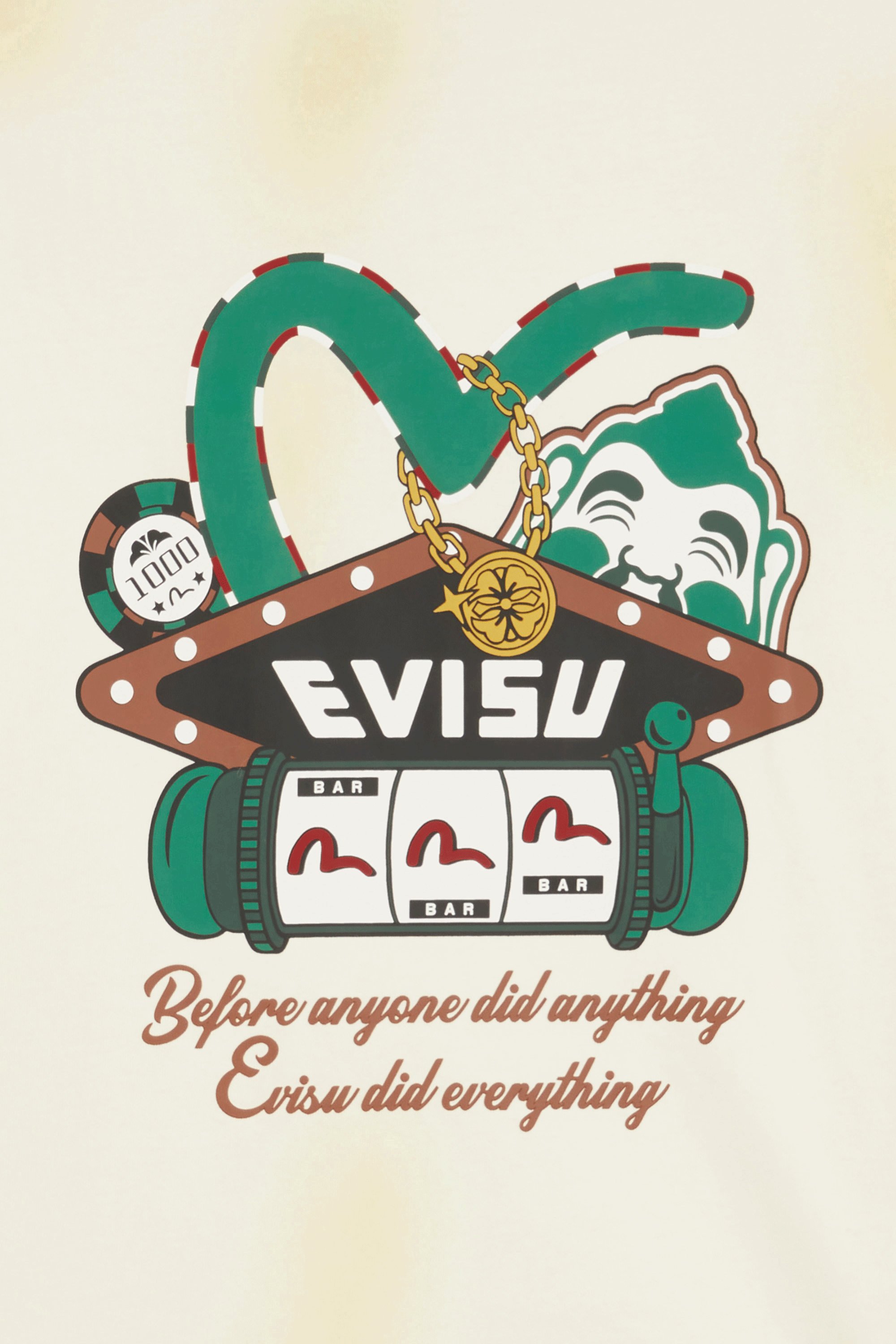 T-shirt | Beige by EVISU T-shirt Beige