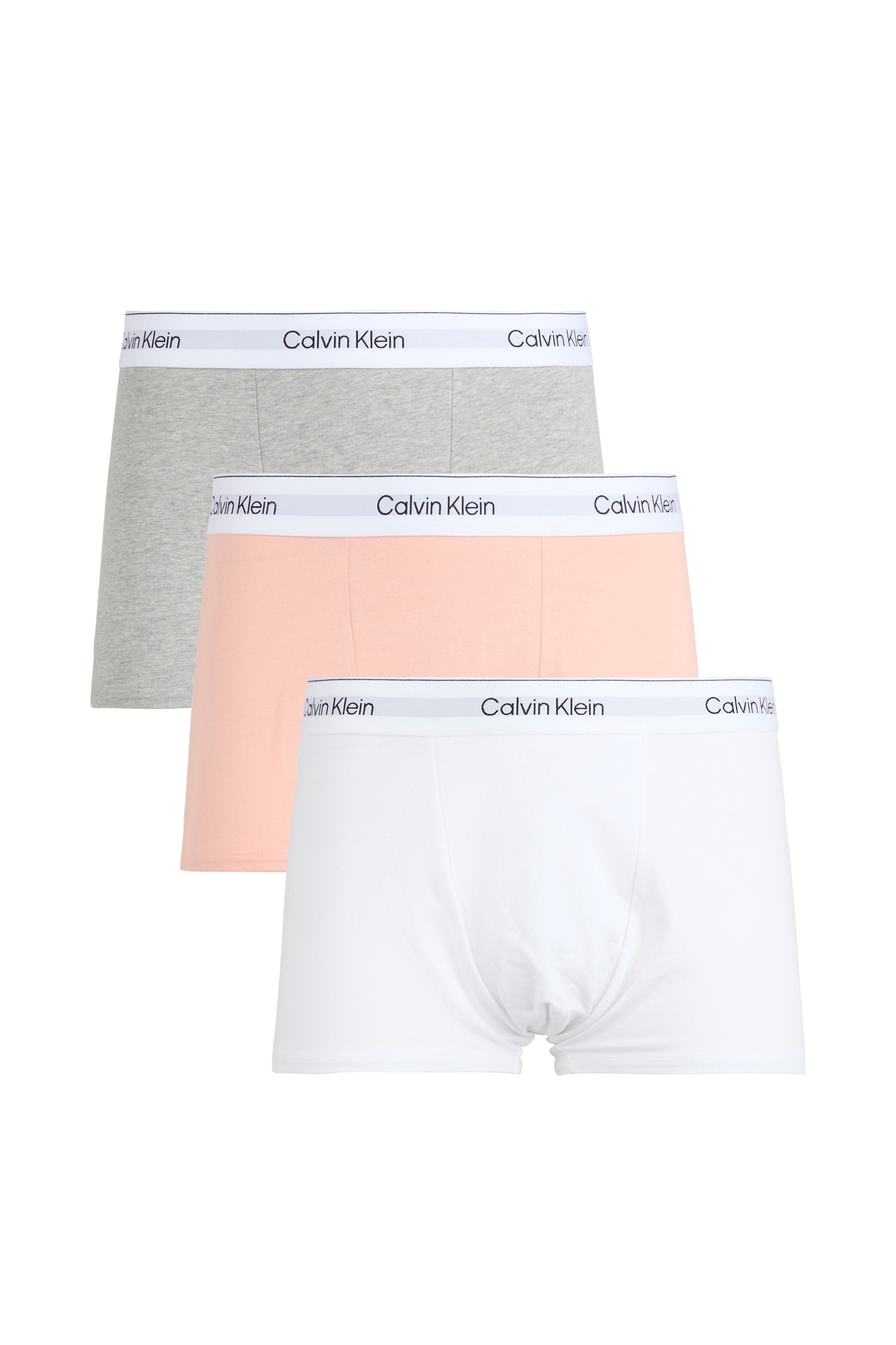 Pack of three boxer shorts RELAXED DART TRUNK 3 White-grey heather-melon frenzy