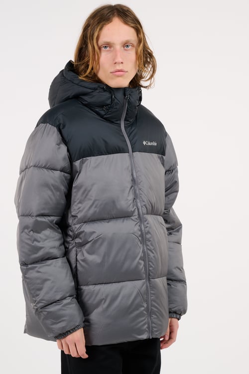 COLUMBIA Lightweight quilted padded jacket with high neck Grey