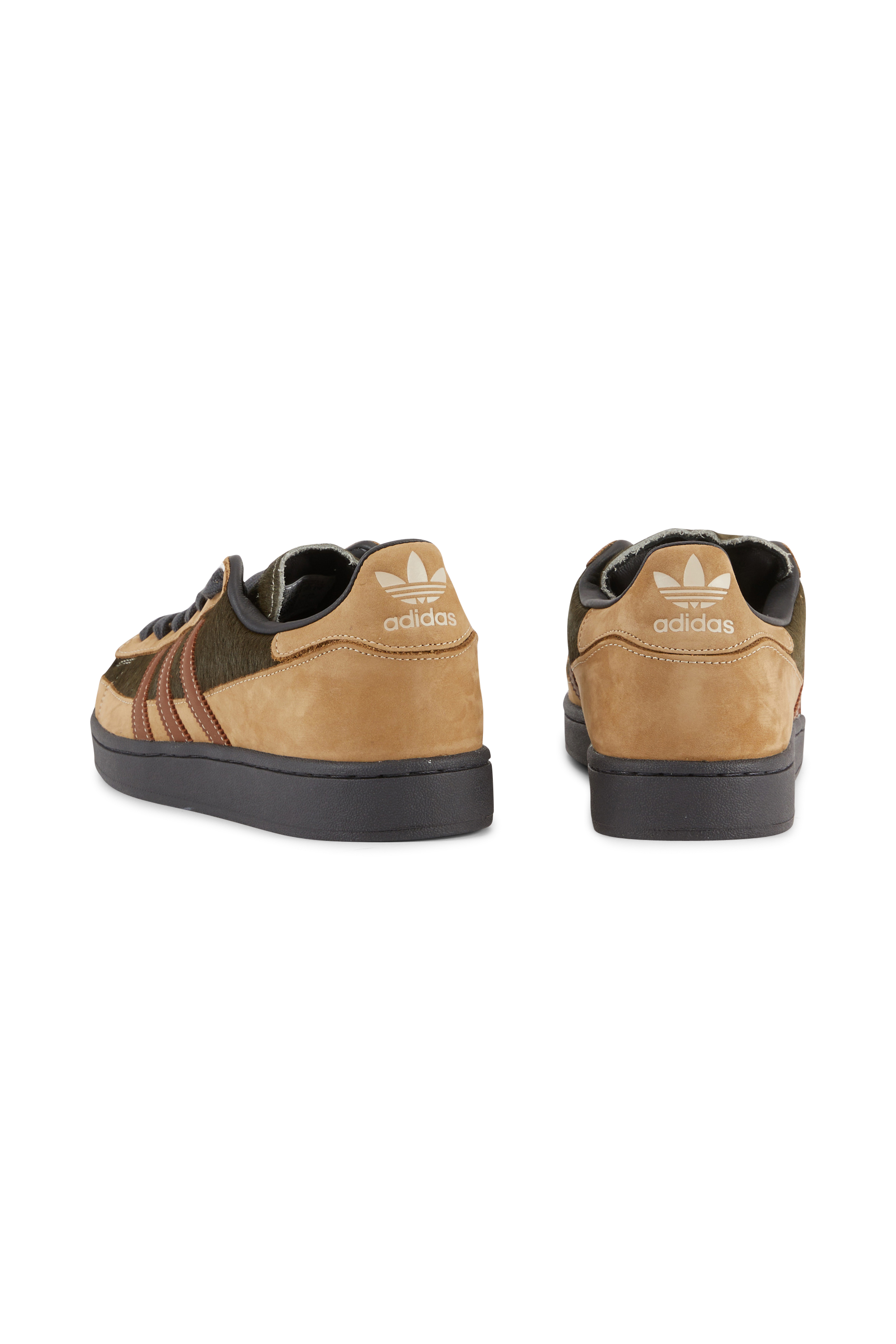 Clicoeur low suede trainers Green