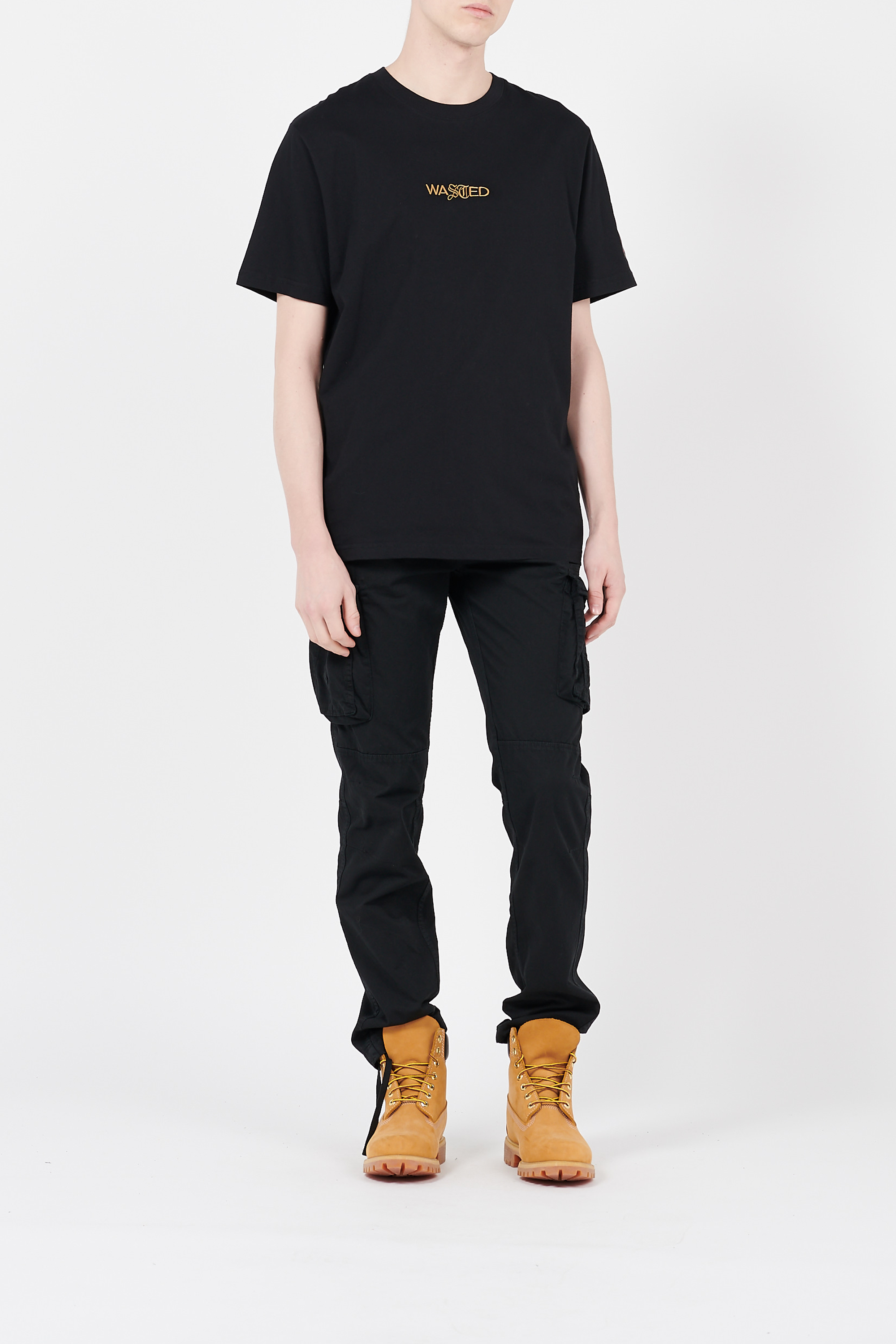 Pantalon treillis ceinturé  | Noir SCHOTT Homme