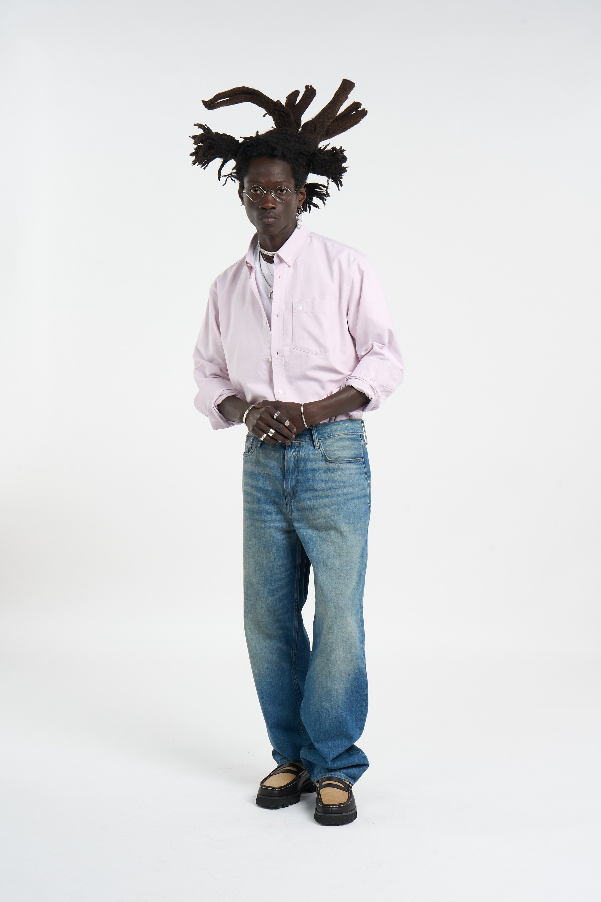 Chemise | Rose TOMMY JEANS Homme