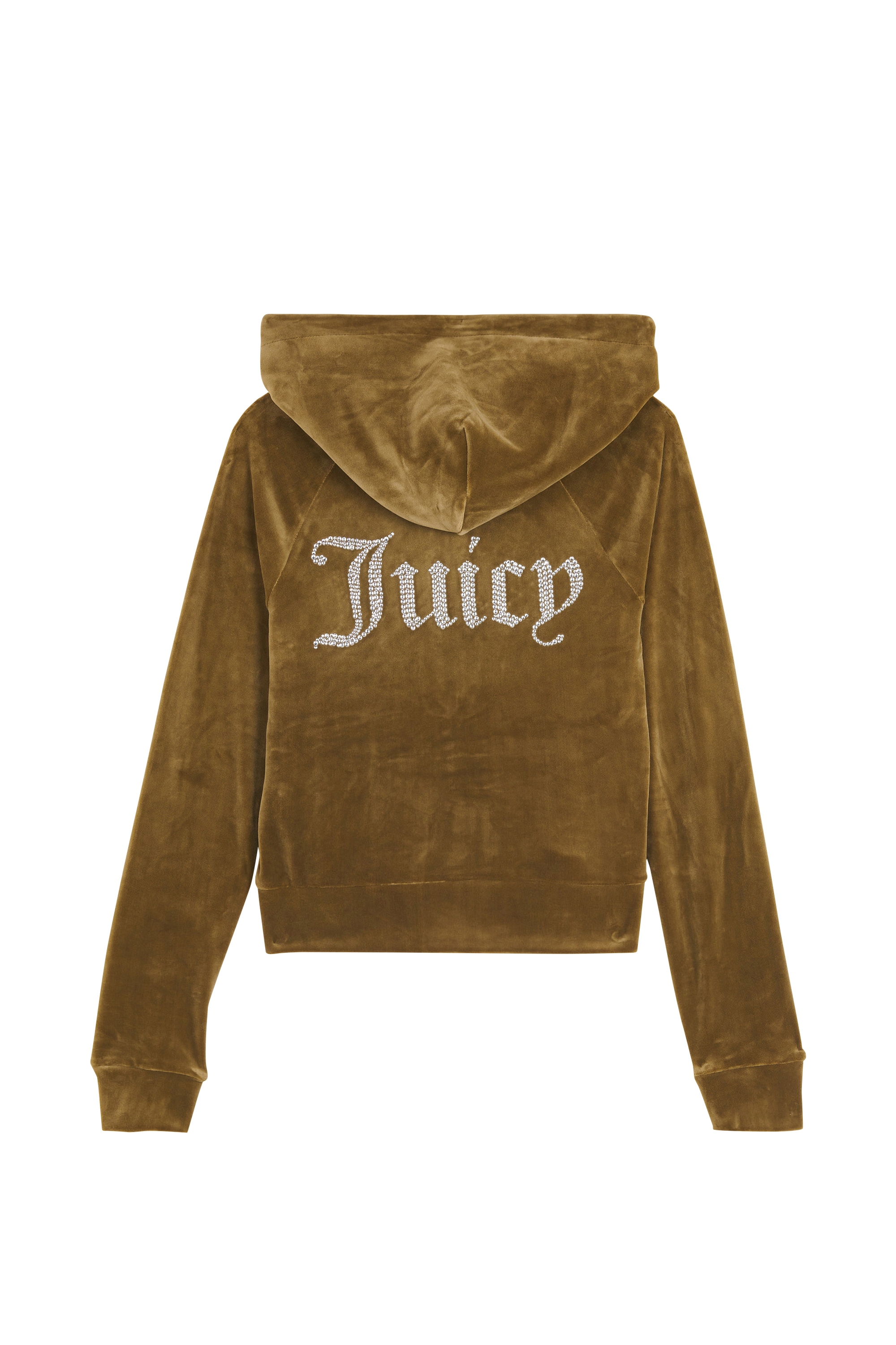 Hoodie zippé Kaki