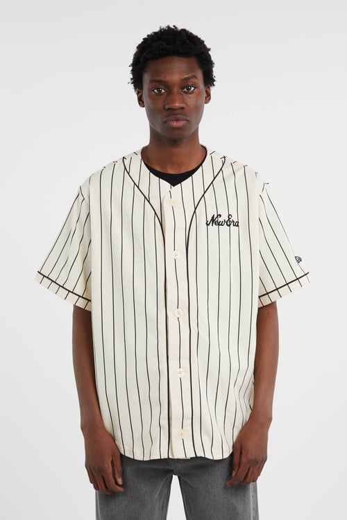 NEW ERA Chemise de baseball Beige