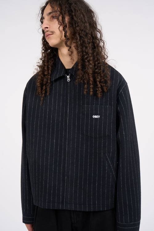 OBEY Veste Bleu