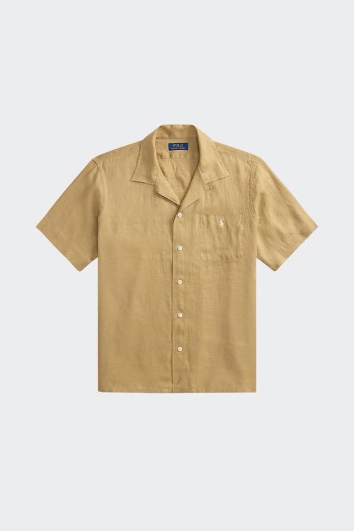 Polo - Chemise - Taille L Beige