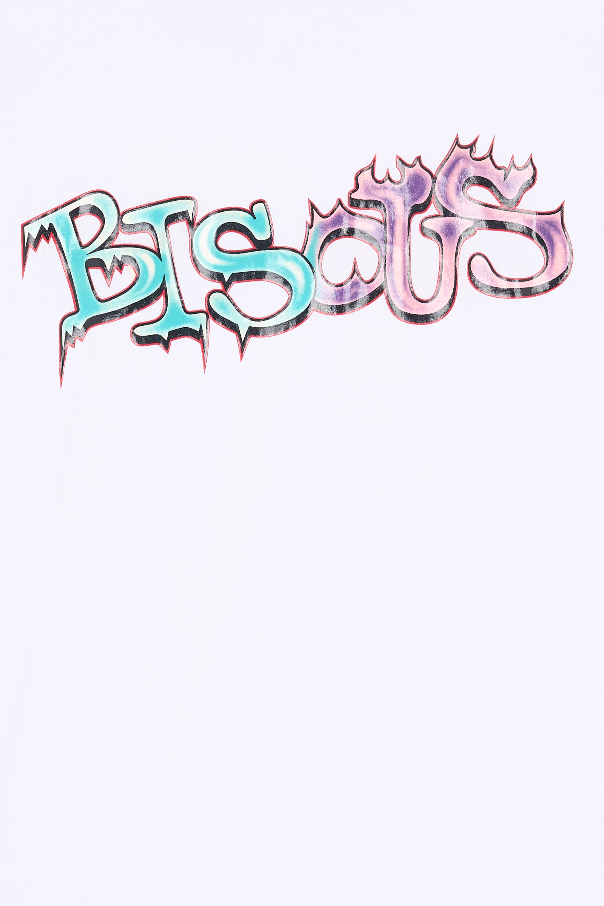 Regular-fit round-neck cotton T-shirt | White BISOUS SKATEBOARDS Men