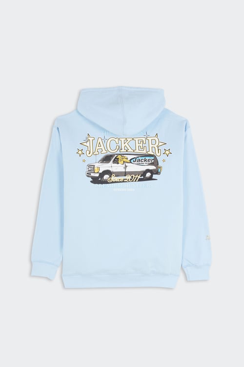 JACKER Hoodie Bleu