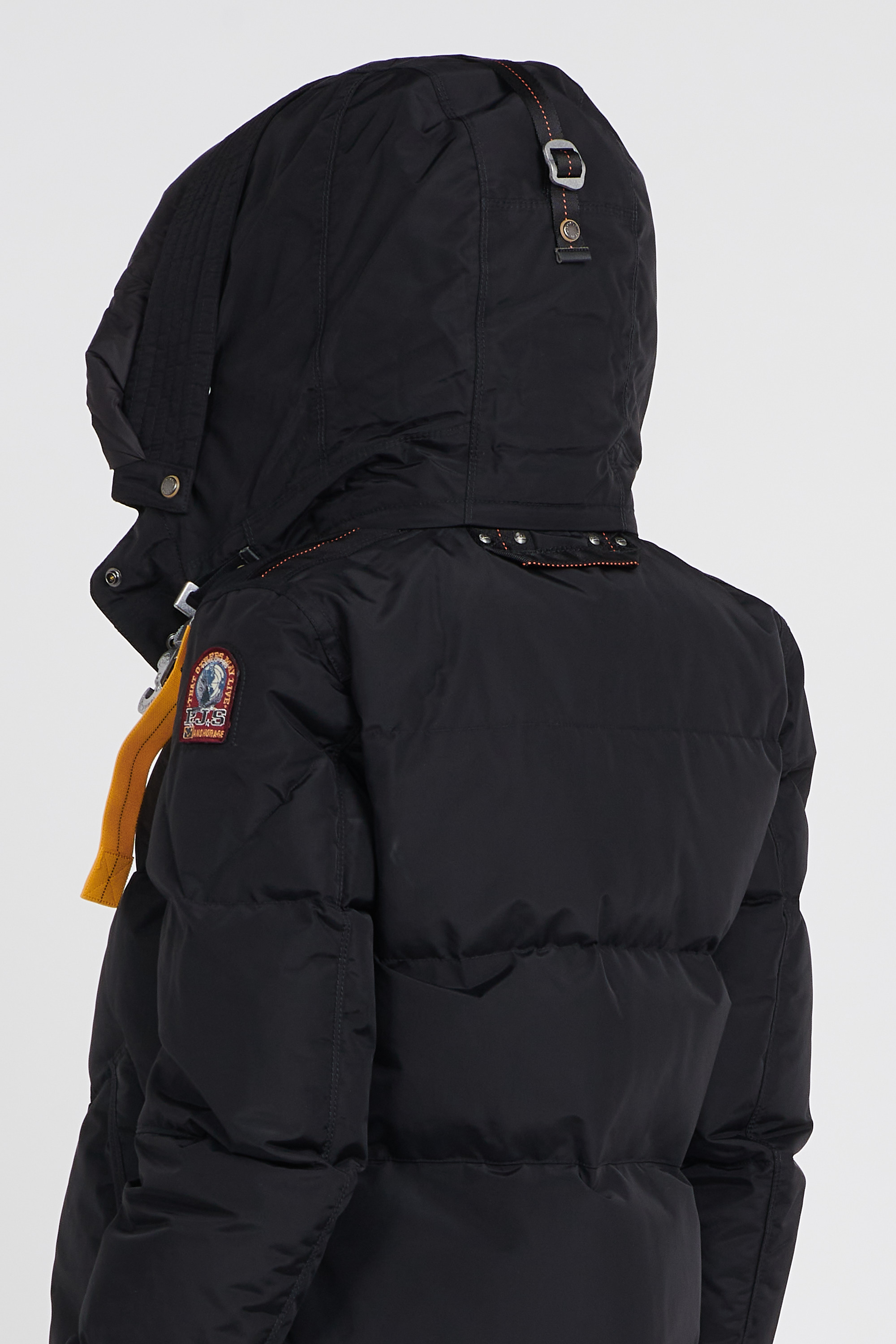Lightweight quilted padded jacket with high neck Black