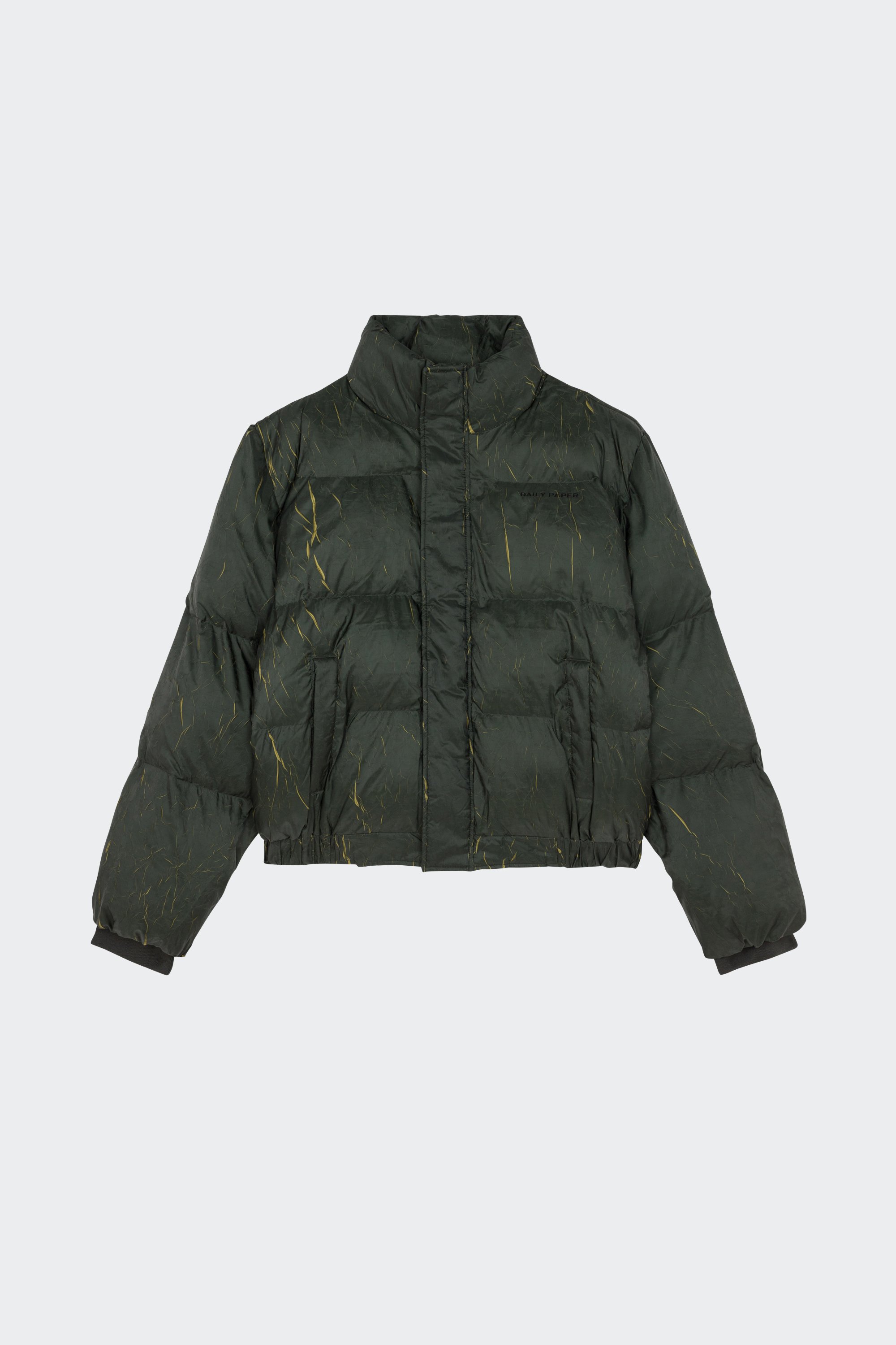 Lightweight quilted padded jacket with high neck | Black by DAILY PAPER Lightweight quilted padded jacket with high neck Black