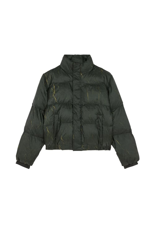 DAILY PAPER Lightweight quilted padded jacket with high neck