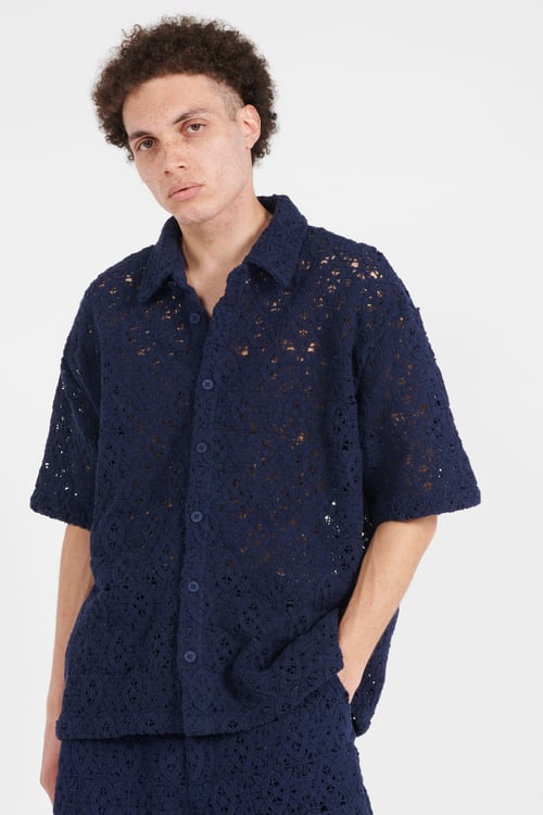 DAILY PAPER Chemise Bleu