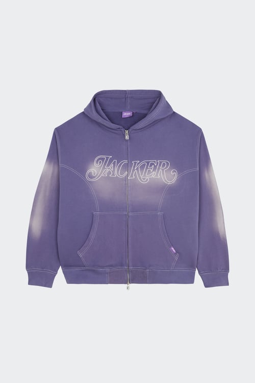 Hoodie zippé - Taille XS Violet