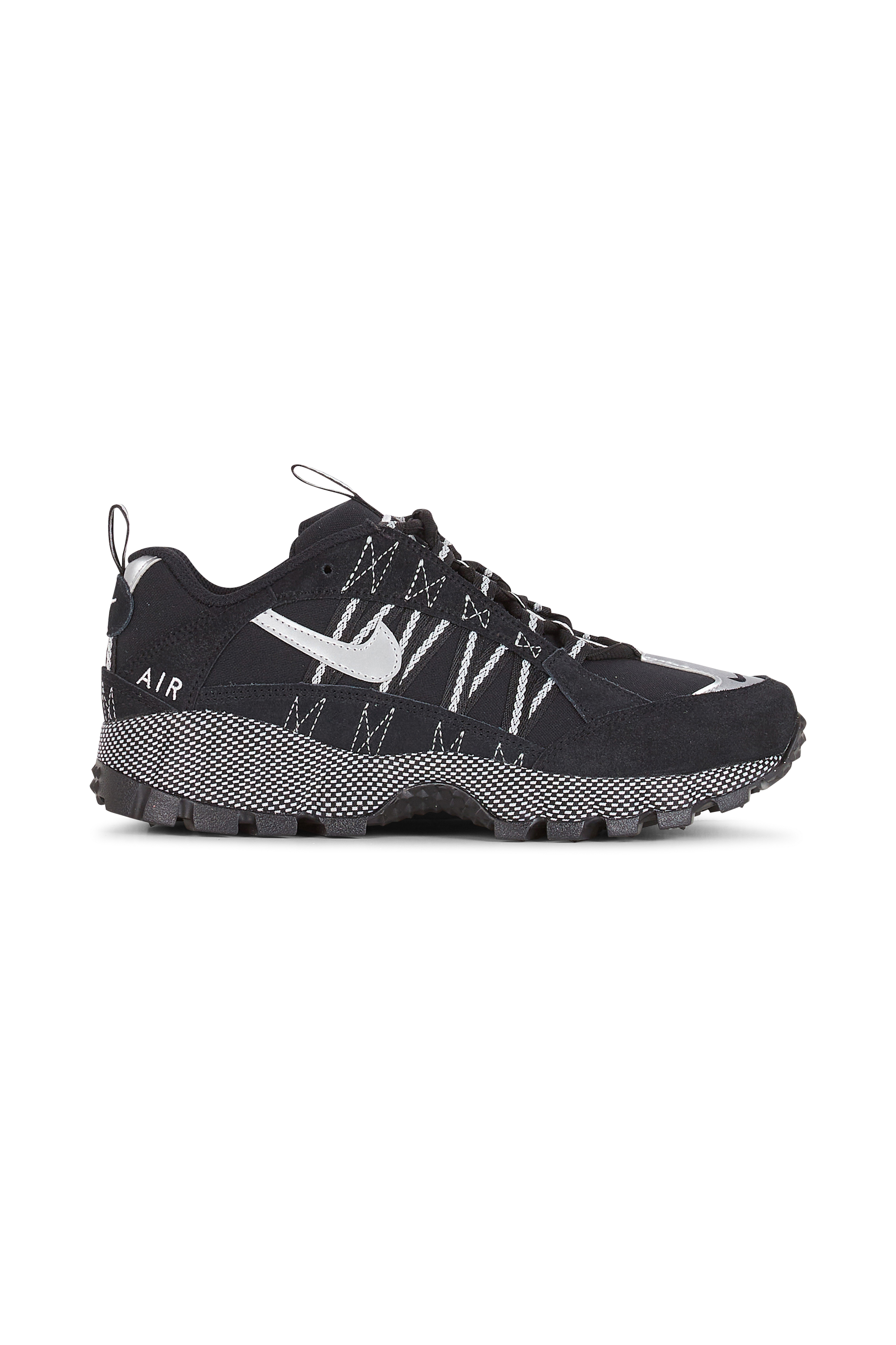 black and silver nike air