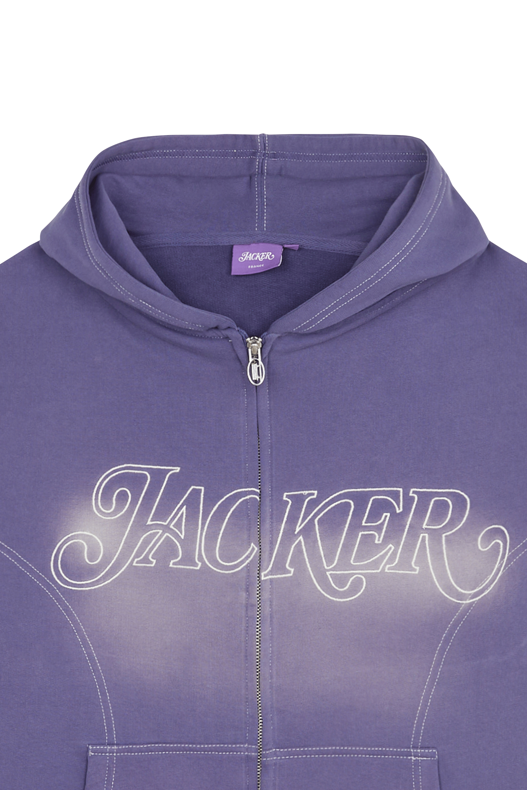 Hoodie zippé Violet