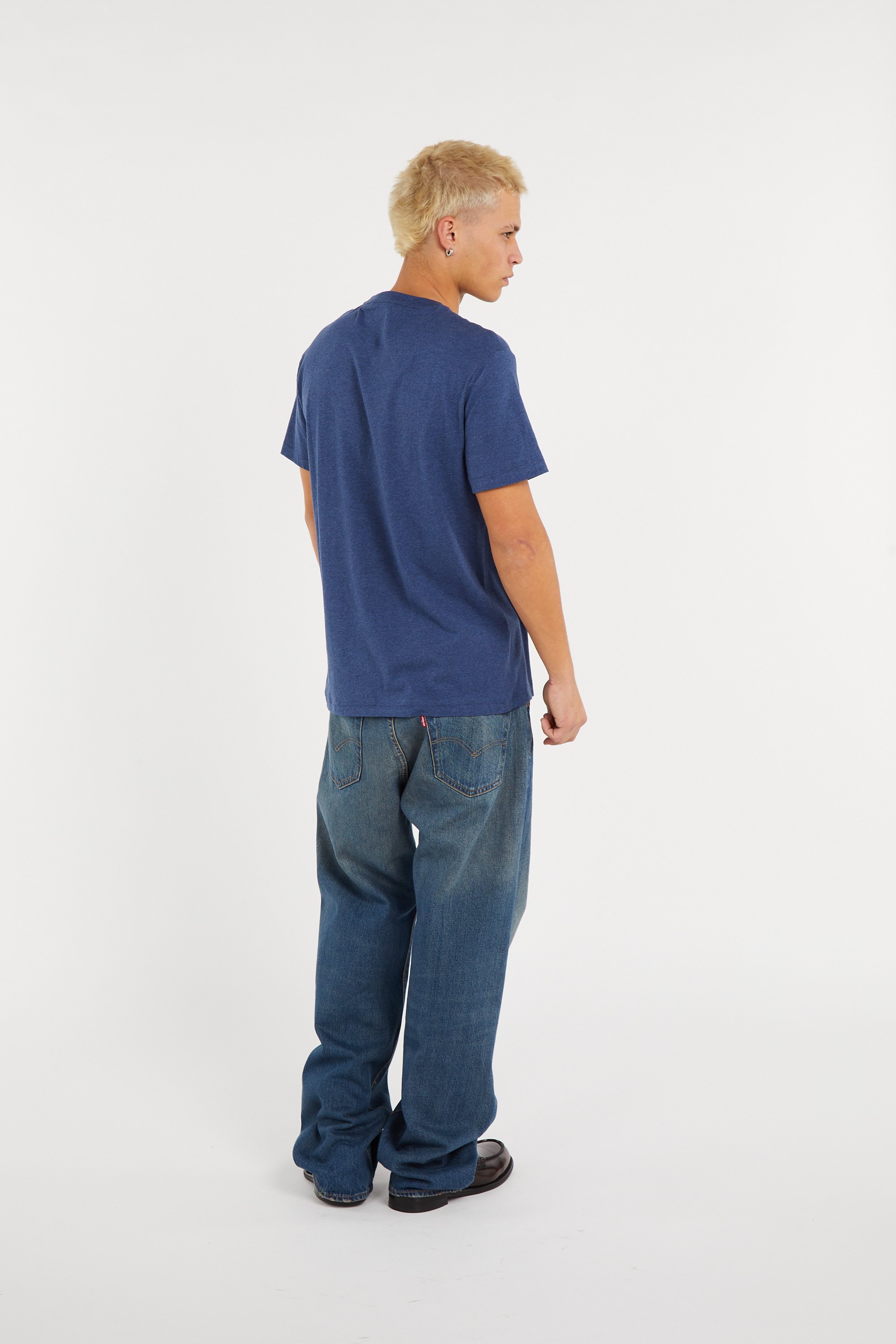 Regular-fit round-neck cotton T-shirt | Blue POLO RALPH LAUREN Men