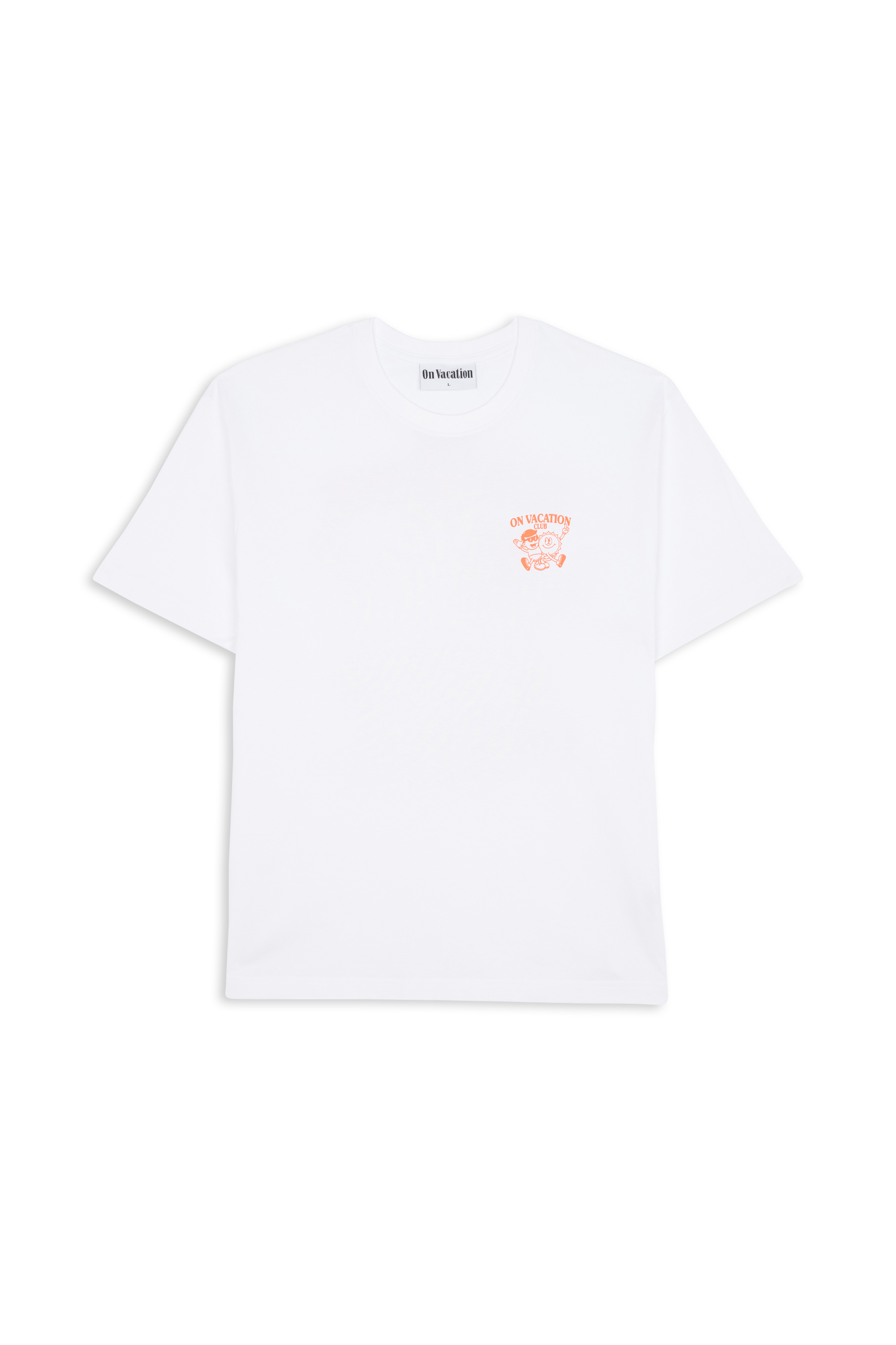 T-shirt  ON VACATION Blanc