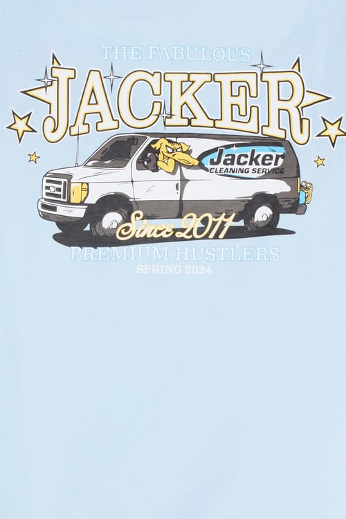 JACKER Hoodie Bleu