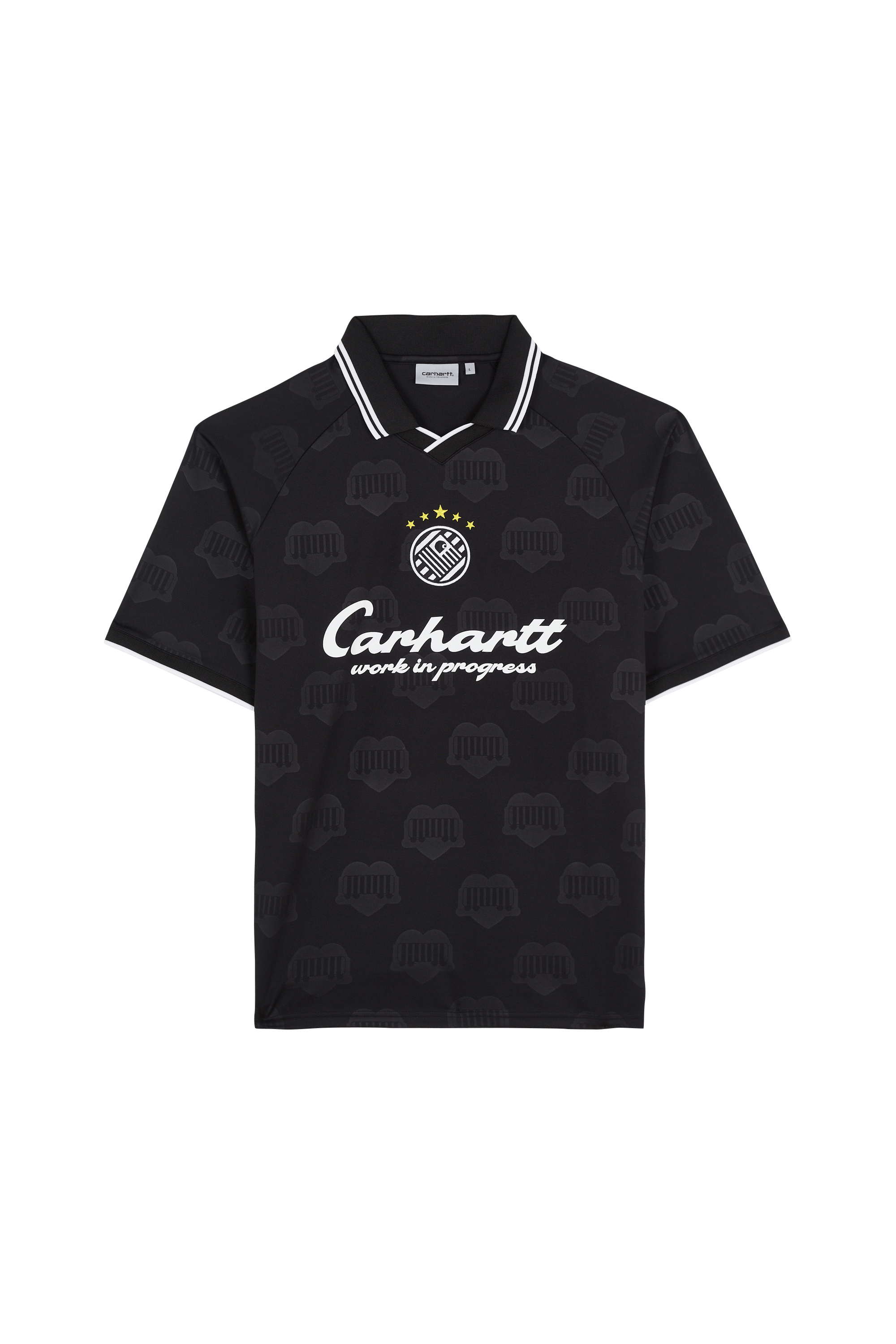 Maillot de sport TERRACE FOOTBALL Heart train jacquard, black