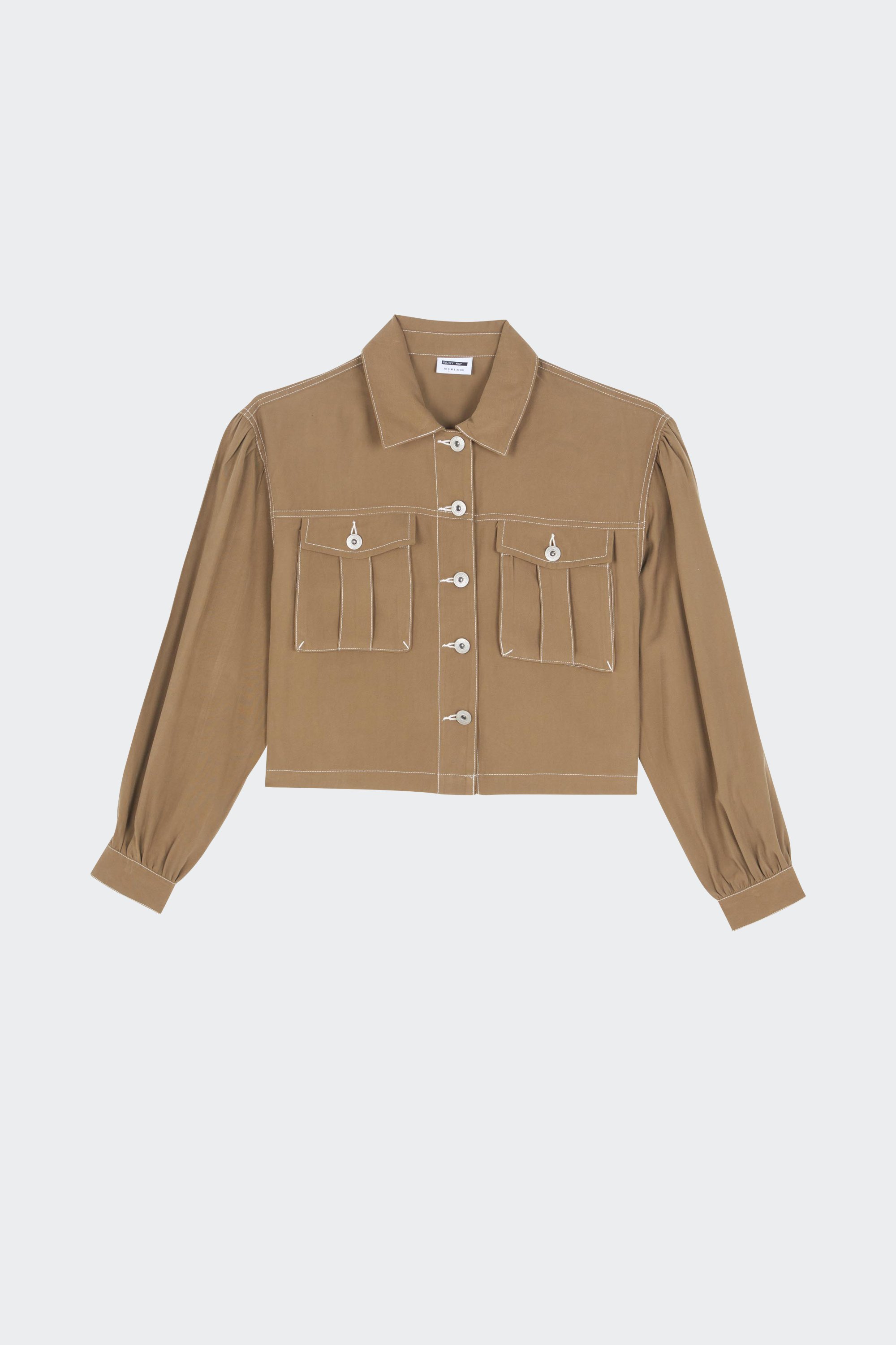 Shirt | Brown by NOISY MAY Shirt Brown