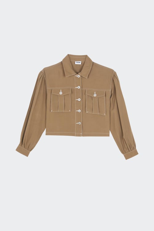 NOISY MAY Chemise  Marron