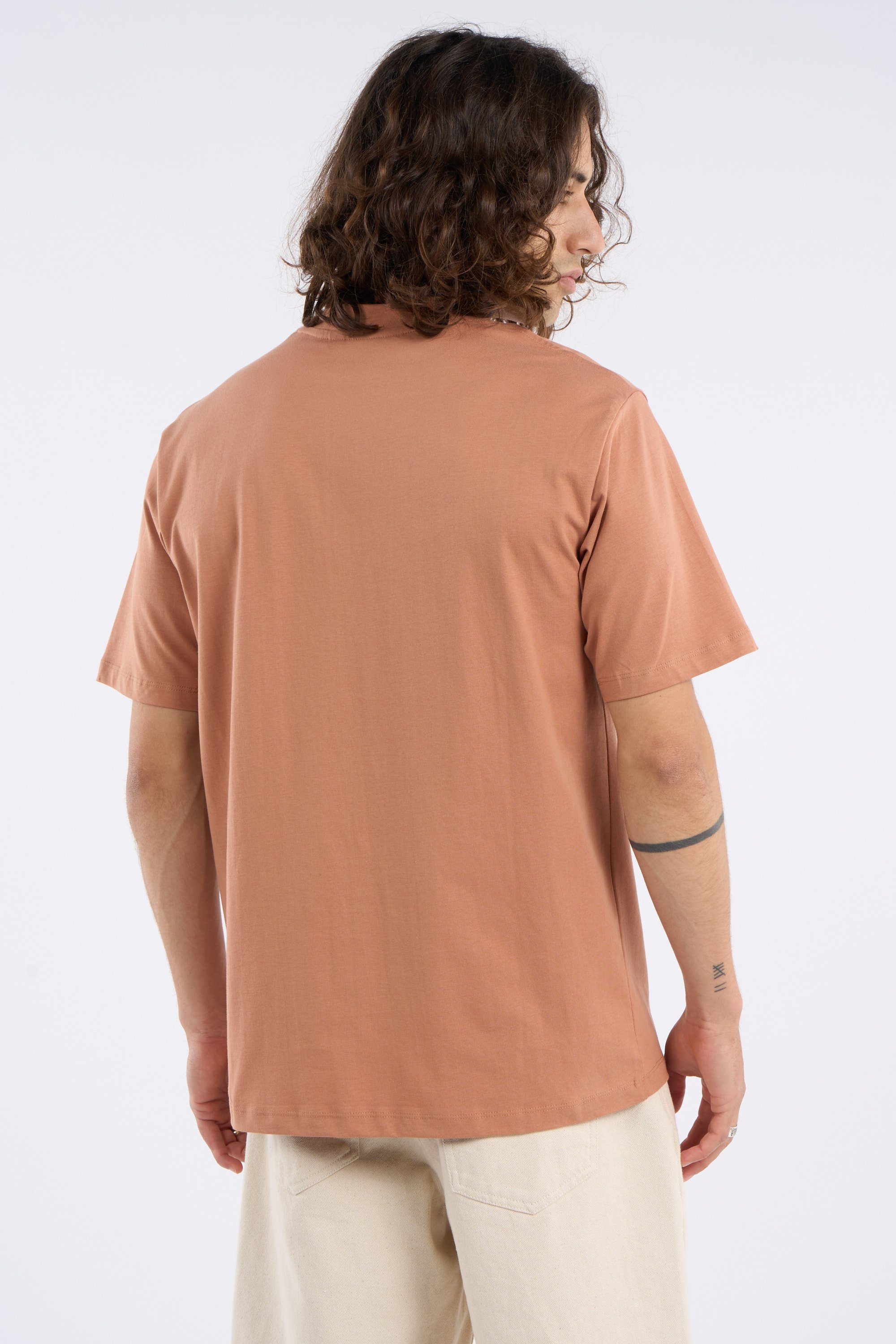 T-shirt | Orange by MINIMUM T-shirt Orange