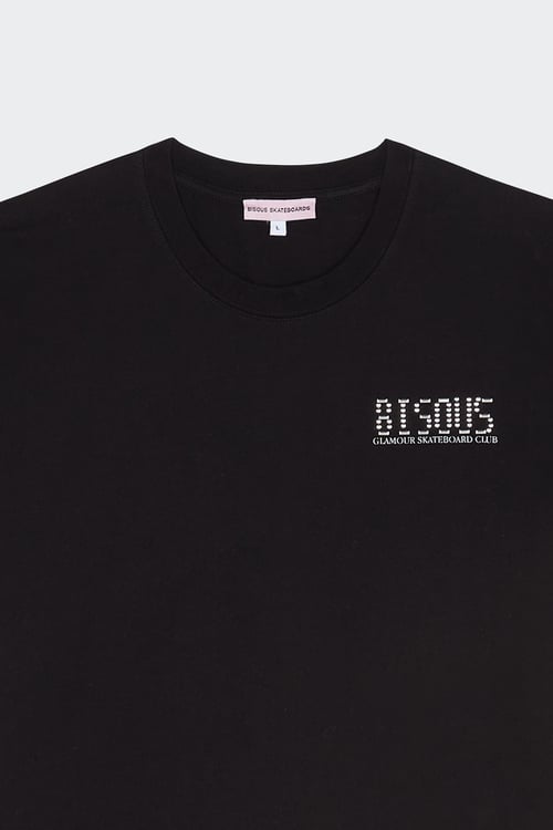 BISOUS SKATEBOARDS T-shirt Noir