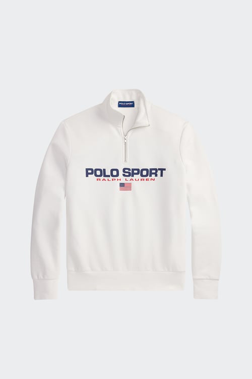 Polo - Sweatshirt - Taille M Blanc