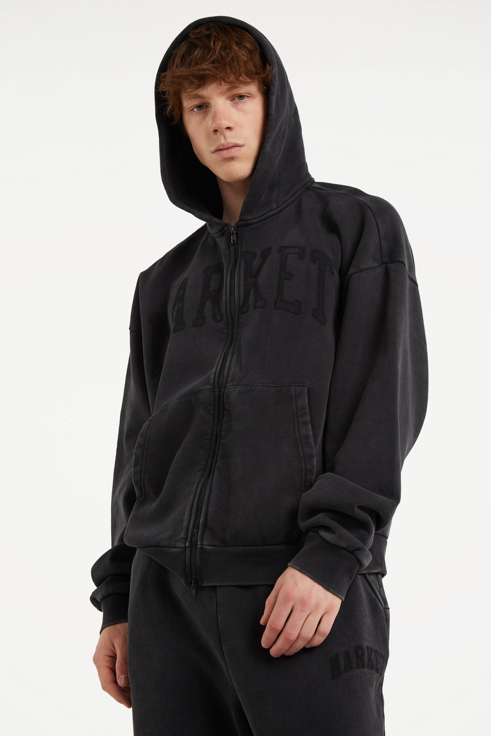 Hoodie zippé | Noir MARKET Homme