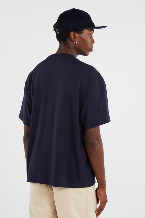 DICKIES Regular-fit round-neck cotton T-shirt Blue